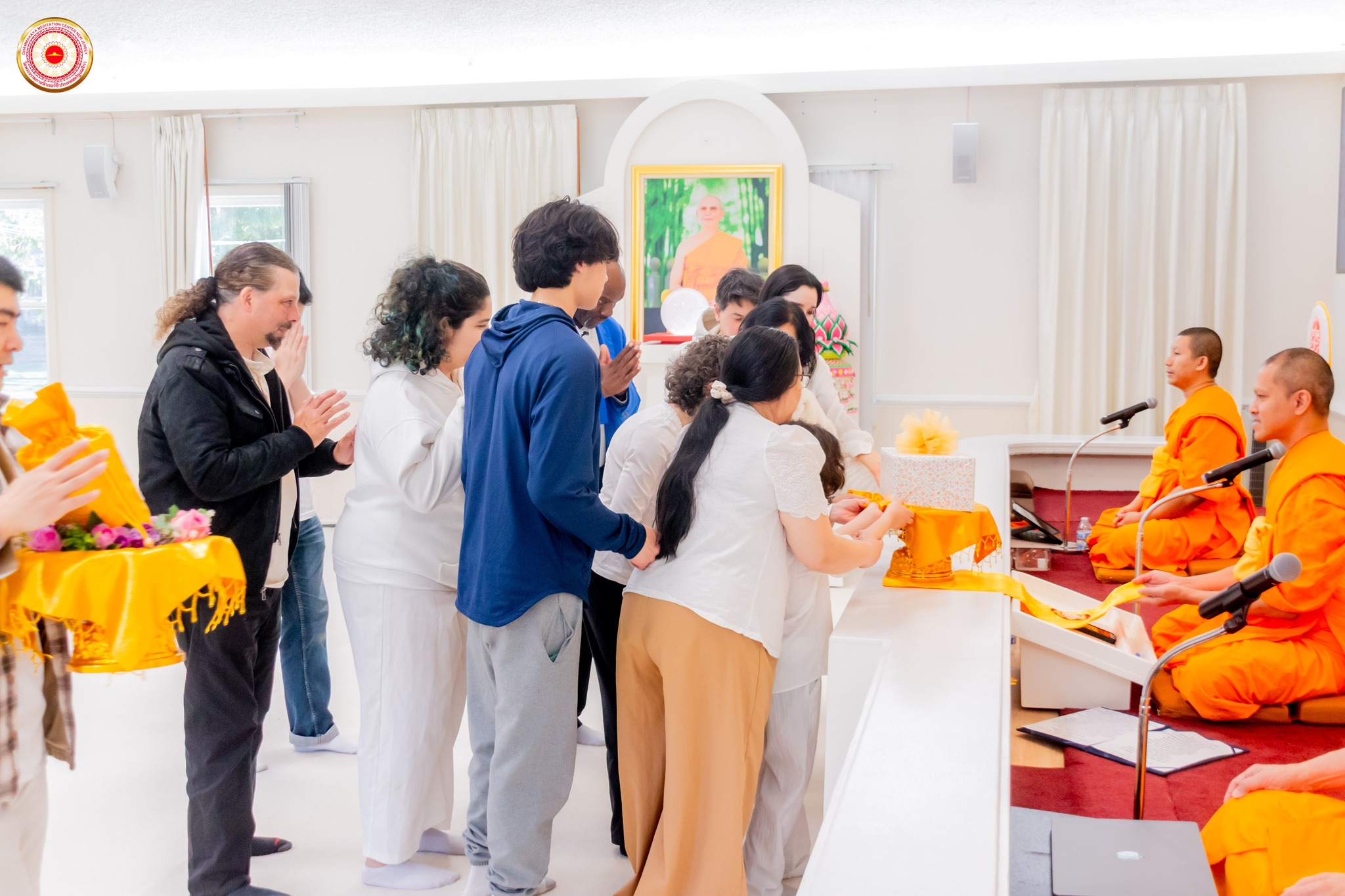 วัดพระธรรมกายนิวเจอร์ซี จัดงานบุญวันอาทิตย์