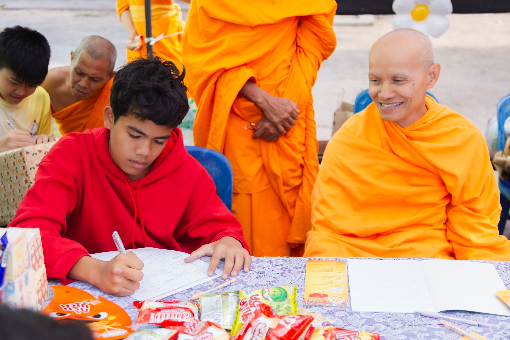 บรรยากาศชวนบวชสามเณรภาคฤดูร้อน จ.ชลบุรี