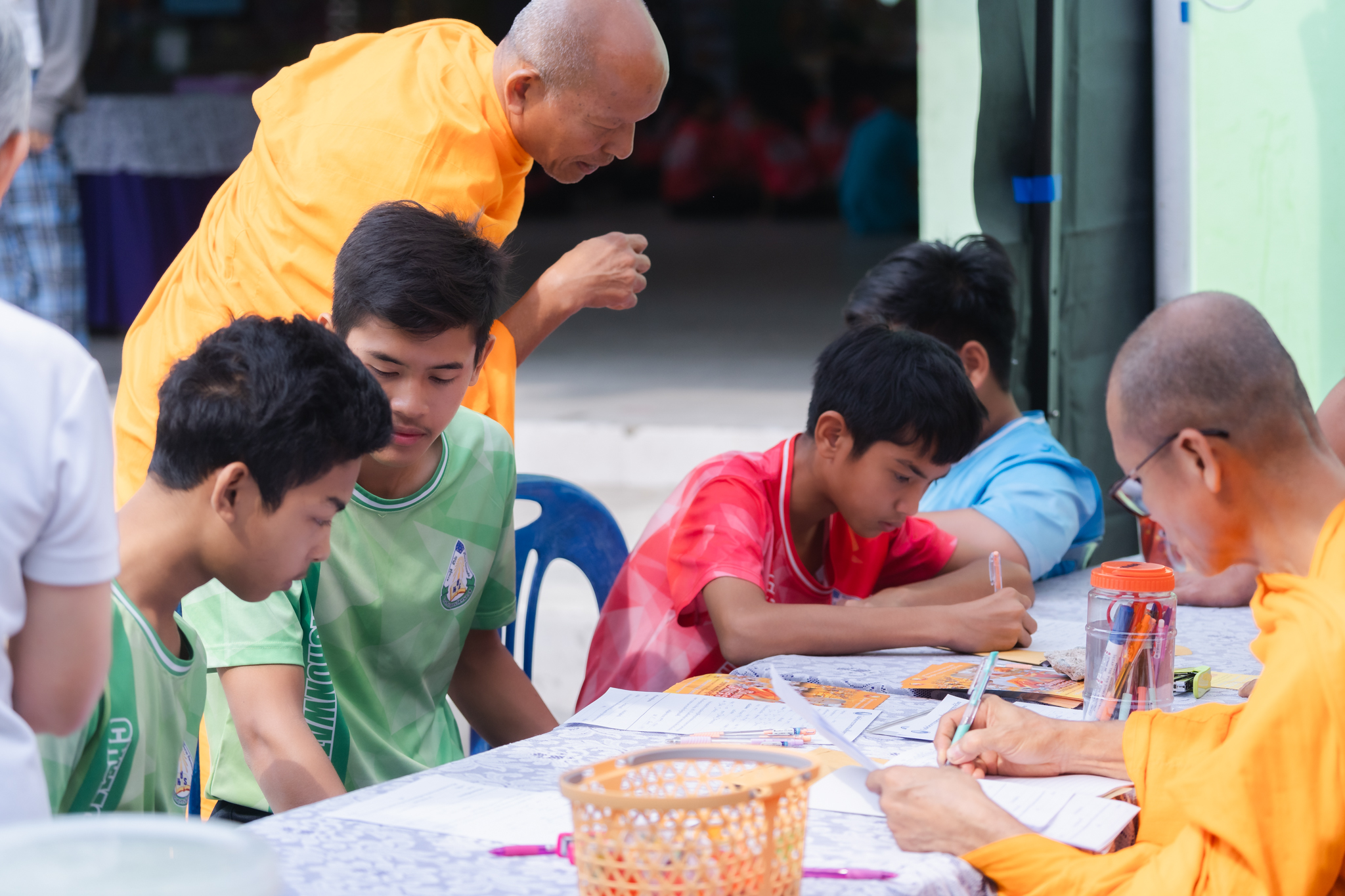 บรรยากาศชวนบวชสามเณรภาคฤดูร้อน จ.ชลบุรี