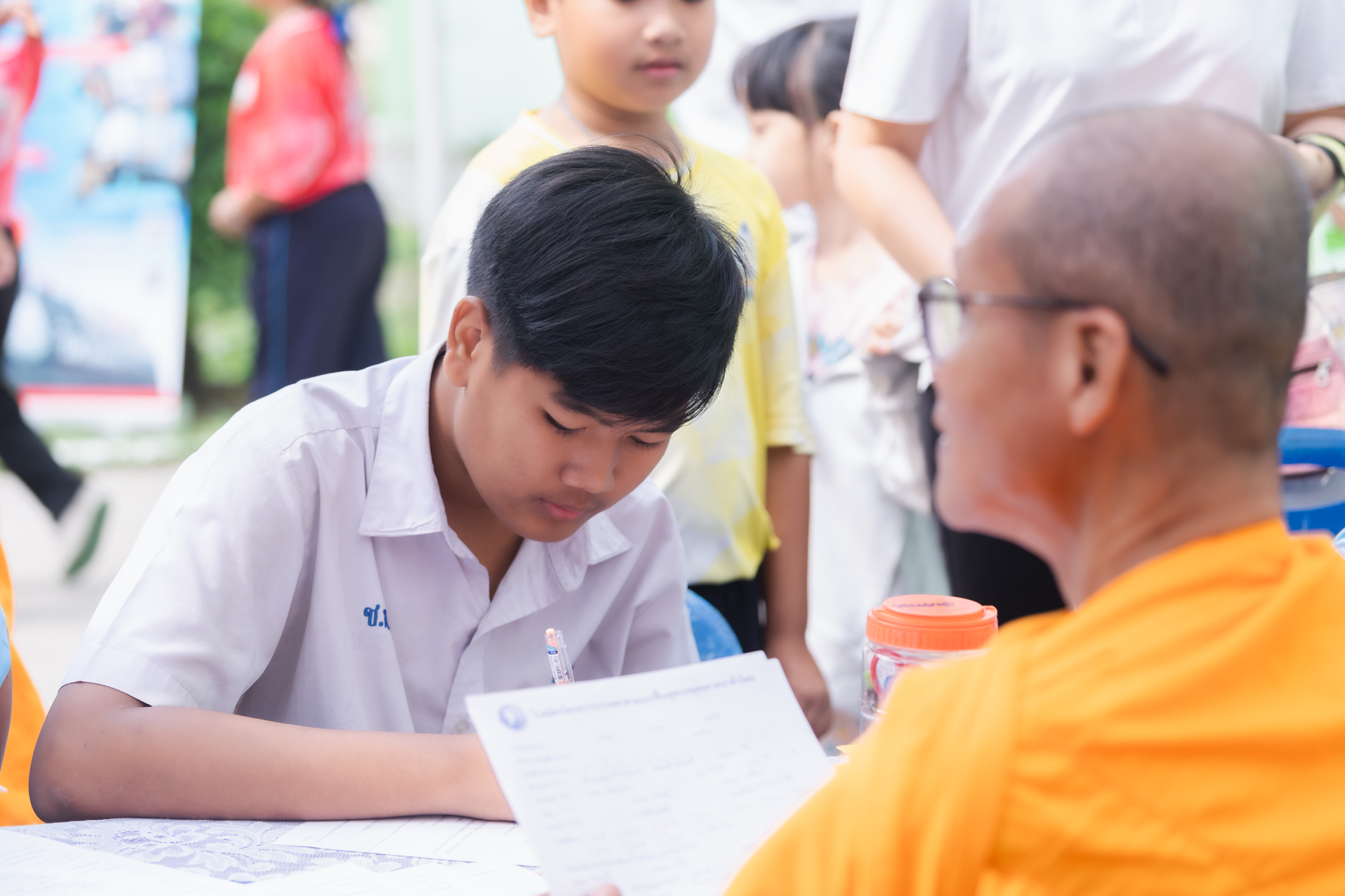 บรรยากาศชวนบวชสามเณรภาคฤดูร้อน จ.ชลบุรี