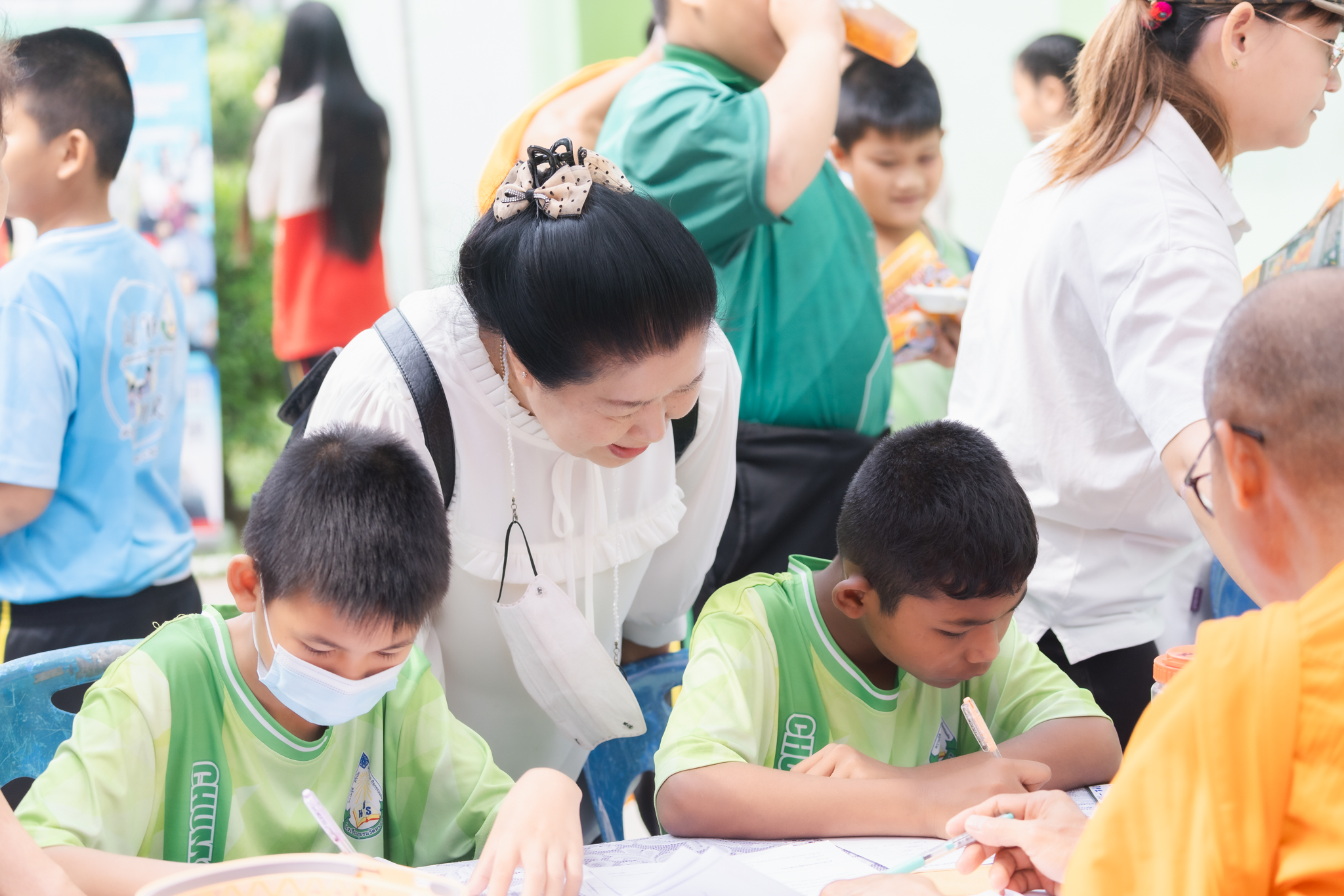 บรรยากาศชวนบวชสามเณรภาคฤดูร้อน จ.ชลบุรี