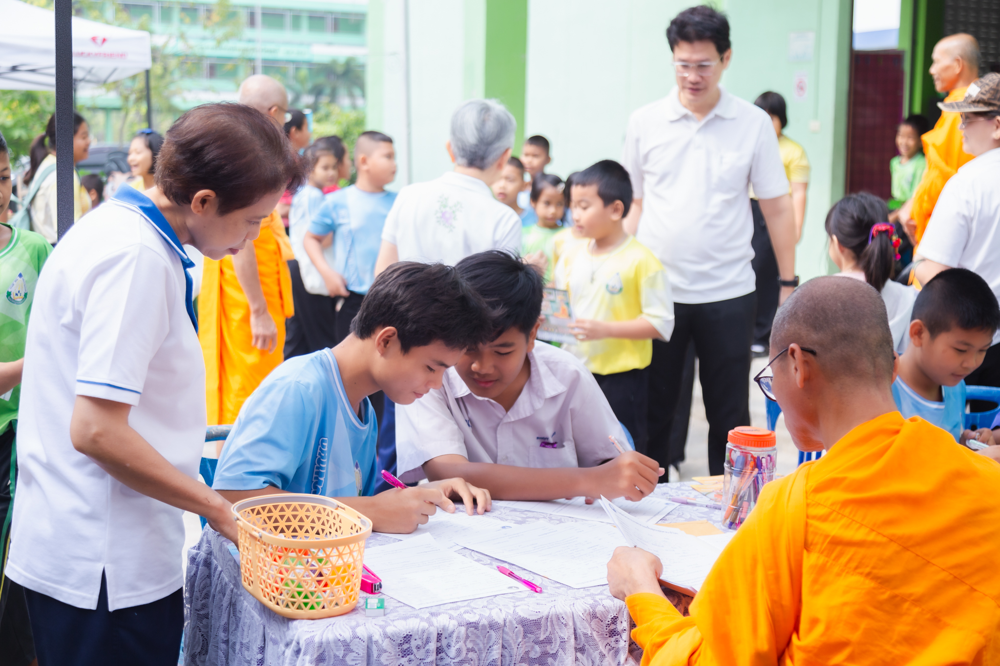 บรรยากาศชวนบวชสามเณรภาคฤดูร้อน จ.ชลบุรี