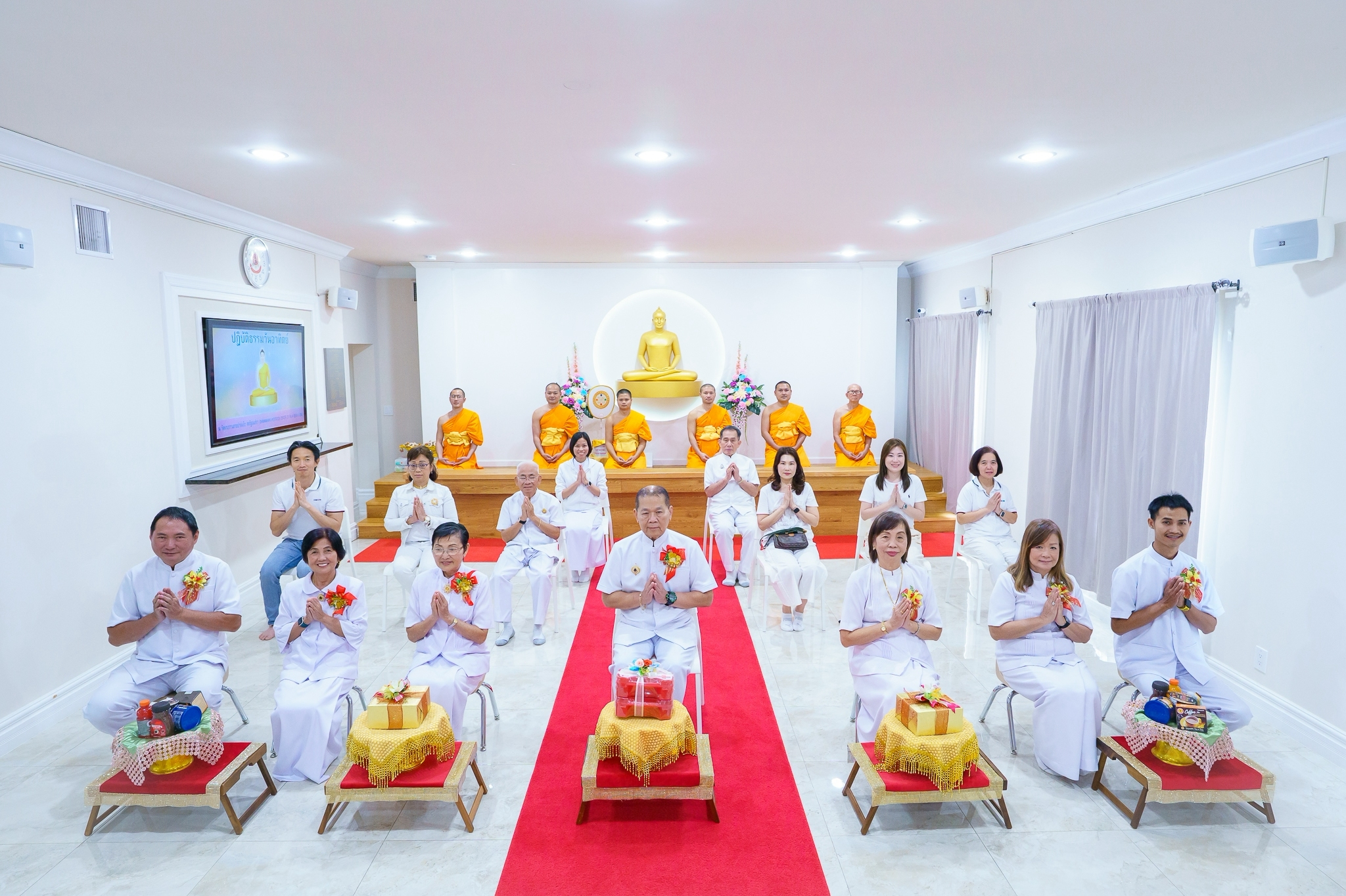 วัดพระธรรมกายปาล์มบีช จัดงานบุญวันอาทิตย์