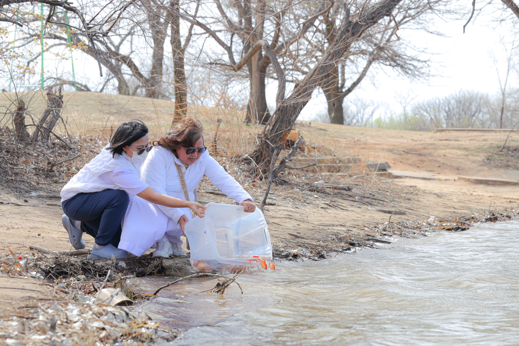 วัดพระธรรมกายแคนซัส จัดพิธีถวายกองบุญแสงสว่าง
