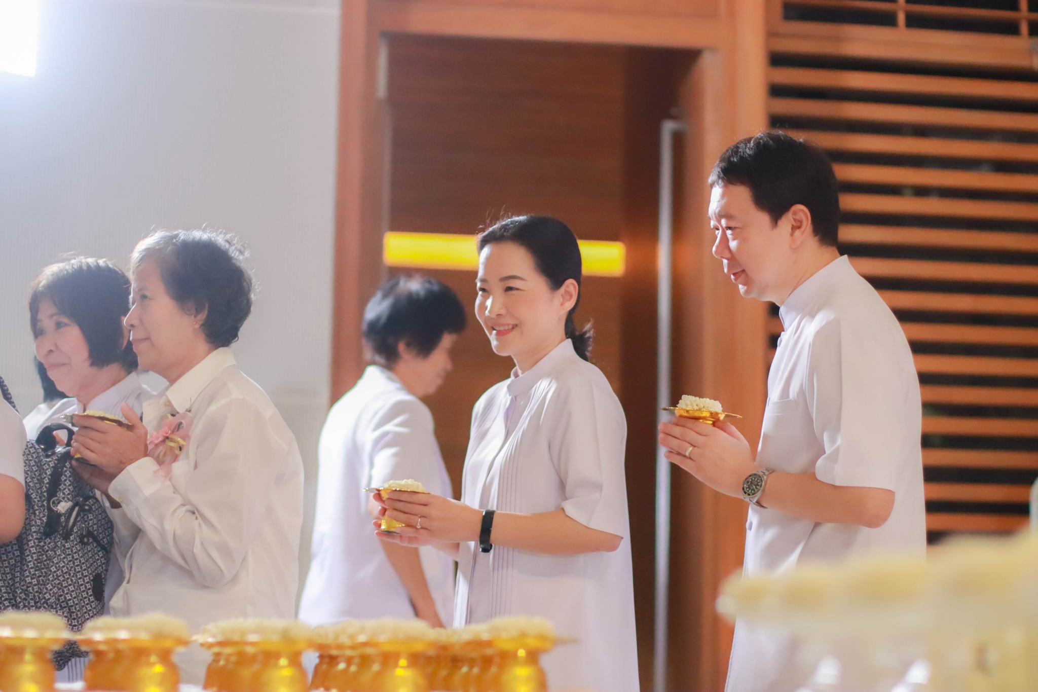 ศูนย์ปฏิบัติธรรมพระมงคลเทพมุนี จัดทอดผ้าป่า และพิธีสักการะพระมงคลเทพมุนี (สด จนฺทสโร)