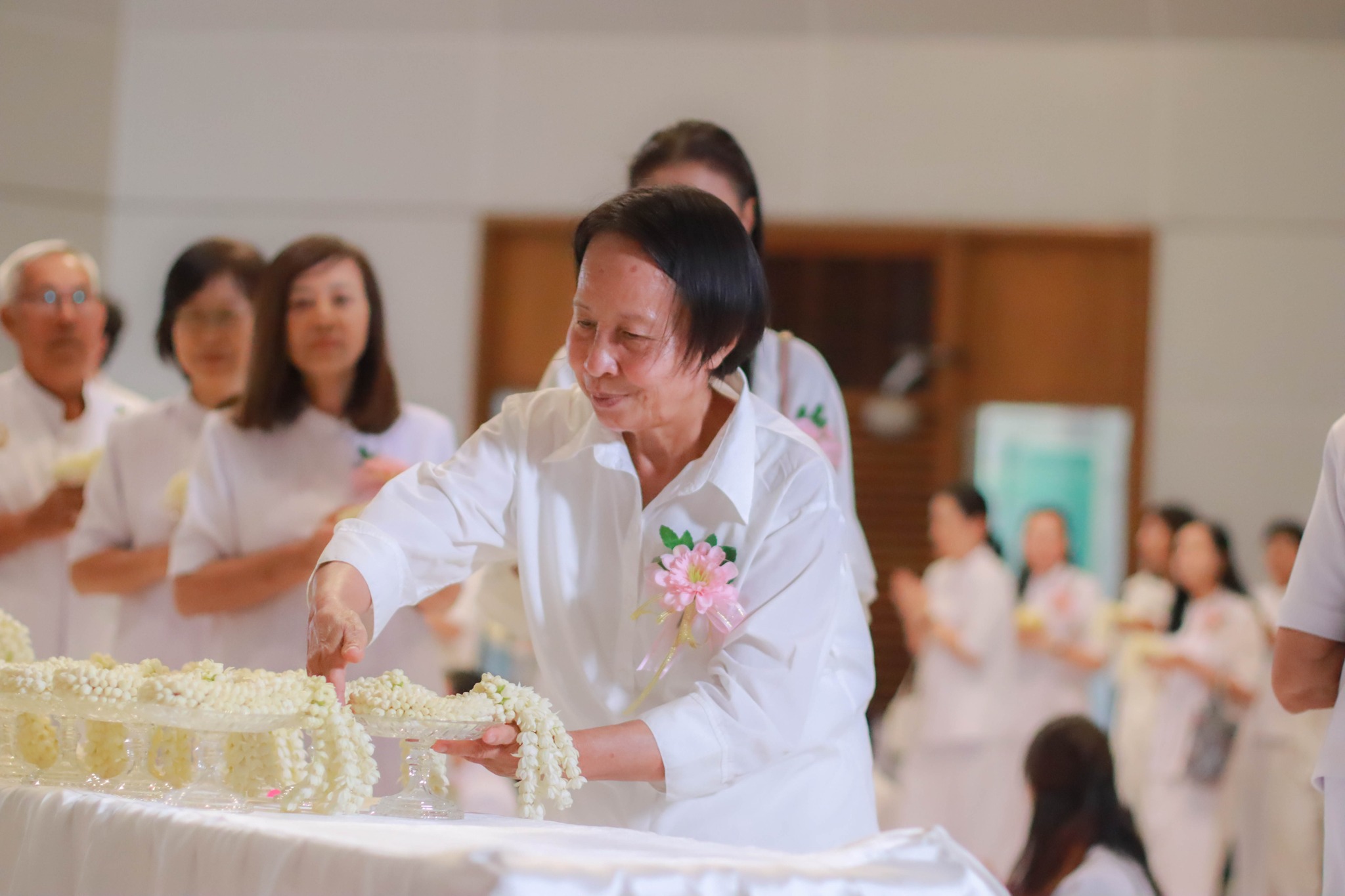 ศูนย์ปฏิบัติธรรมพระมงคลเทพมุนี จัดทอดผ้าป่า และพิธีสักการะพระมงคลเทพมุนี (สด จนฺทสโร)