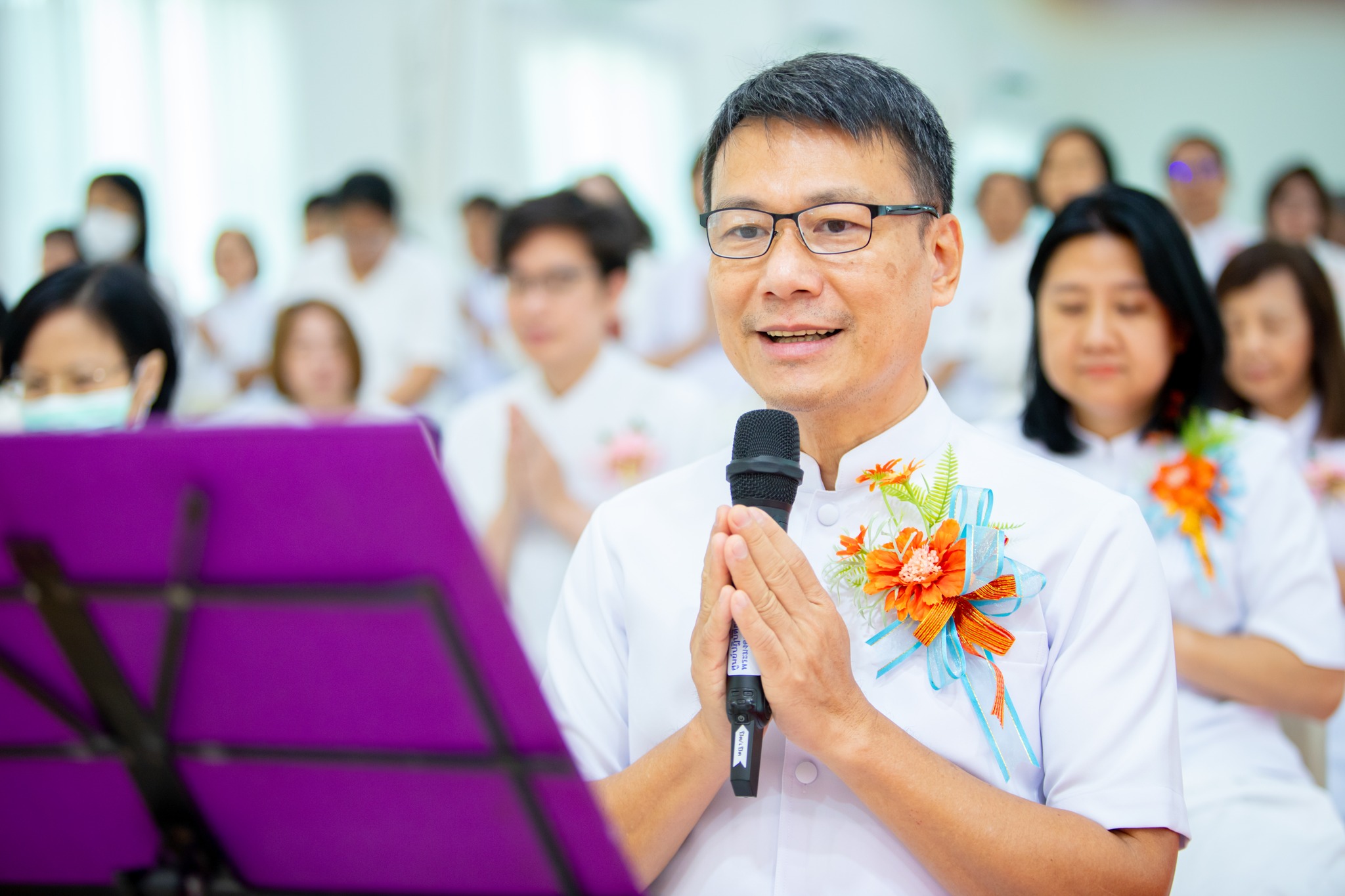 ศูนย์ปฏิบัติธรรมพระมงคลเทพมุนี จัดทอดผ้าป่า และพิธีสักการะพระมงคลเทพมุนี (สด จนฺทสโร)