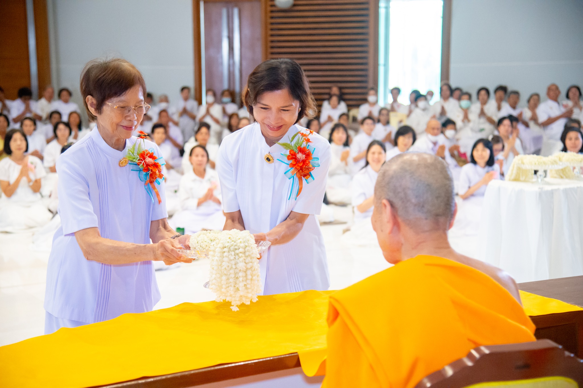 ศูนย์ปฏิบัติธรรมพระมงคลเทพมุนี จัดทอดผ้าป่า และพิธีสักการะพระมงคลเทพมุนี (สด จนฺทสโร)