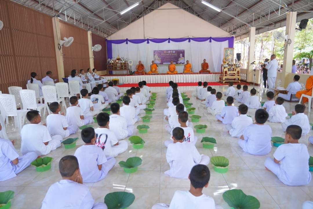 จังหวัดนราธิวาส จัดพิธีตัดปอยผม โครงการเสริมสร้างคุณธรรมจริยธรรม ค่านิยมและความเป็นไทย ประจำปี 2568