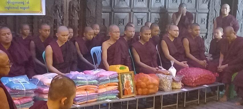 วัดพระธรรมกาย เปิดโรงทานช่วยเหลือผู้ประสบภัยแผ่นดินไหวในมัณฑะเลย์ ประเทศเมียนมา