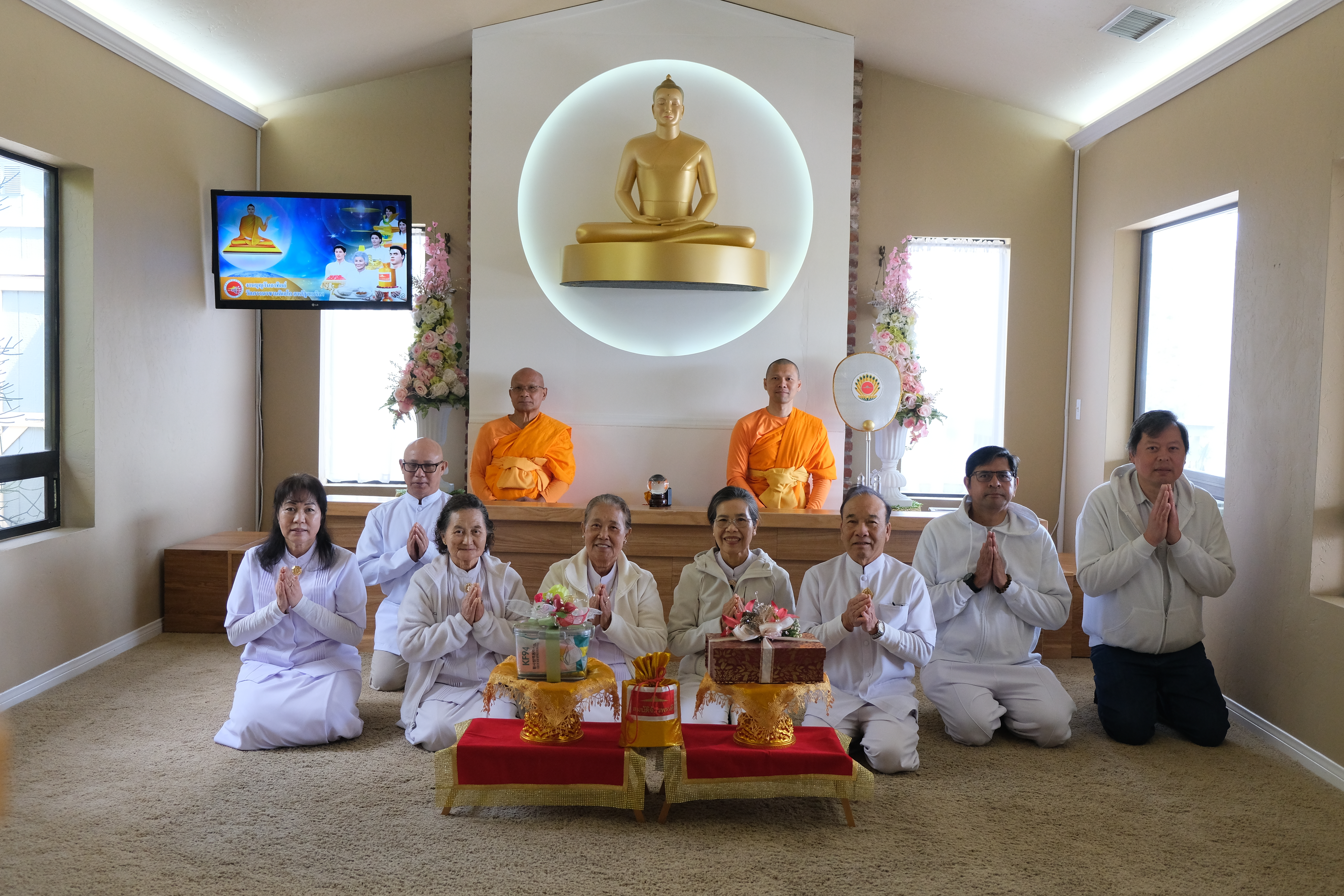 วัดภาวนาซานดิเอโก จัดพิธีถวายคิลานเภสัช