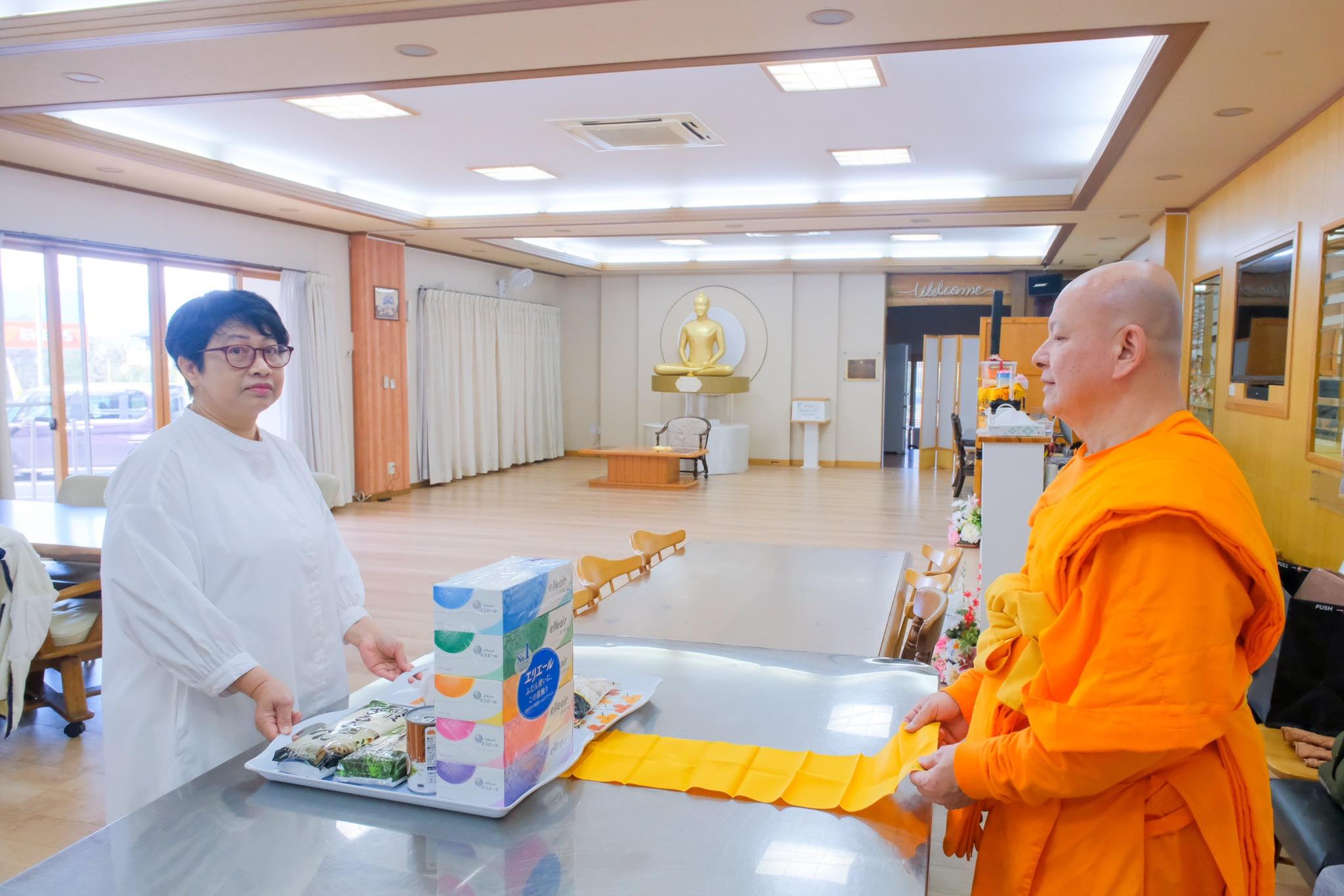 วัดพระธรรมกายคานากาว่า จัดพิธีบุพเปตพลี
