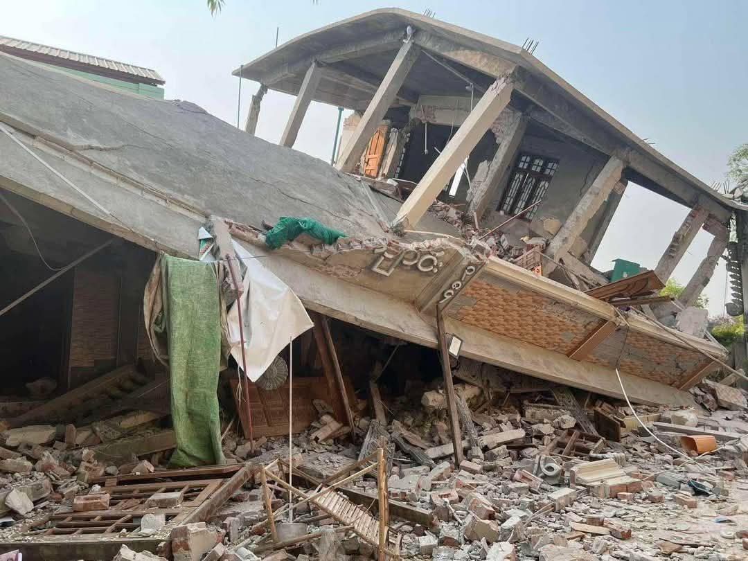 วัดพระธรรมกายช่วยเหลือแผ่นดินไหวพม่า