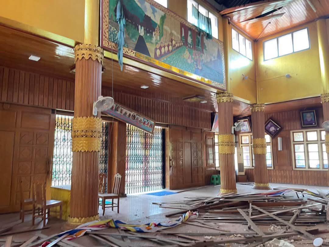 วัดพระธรรมกายช่วยเหลือแผ่นดินไหวพม่า