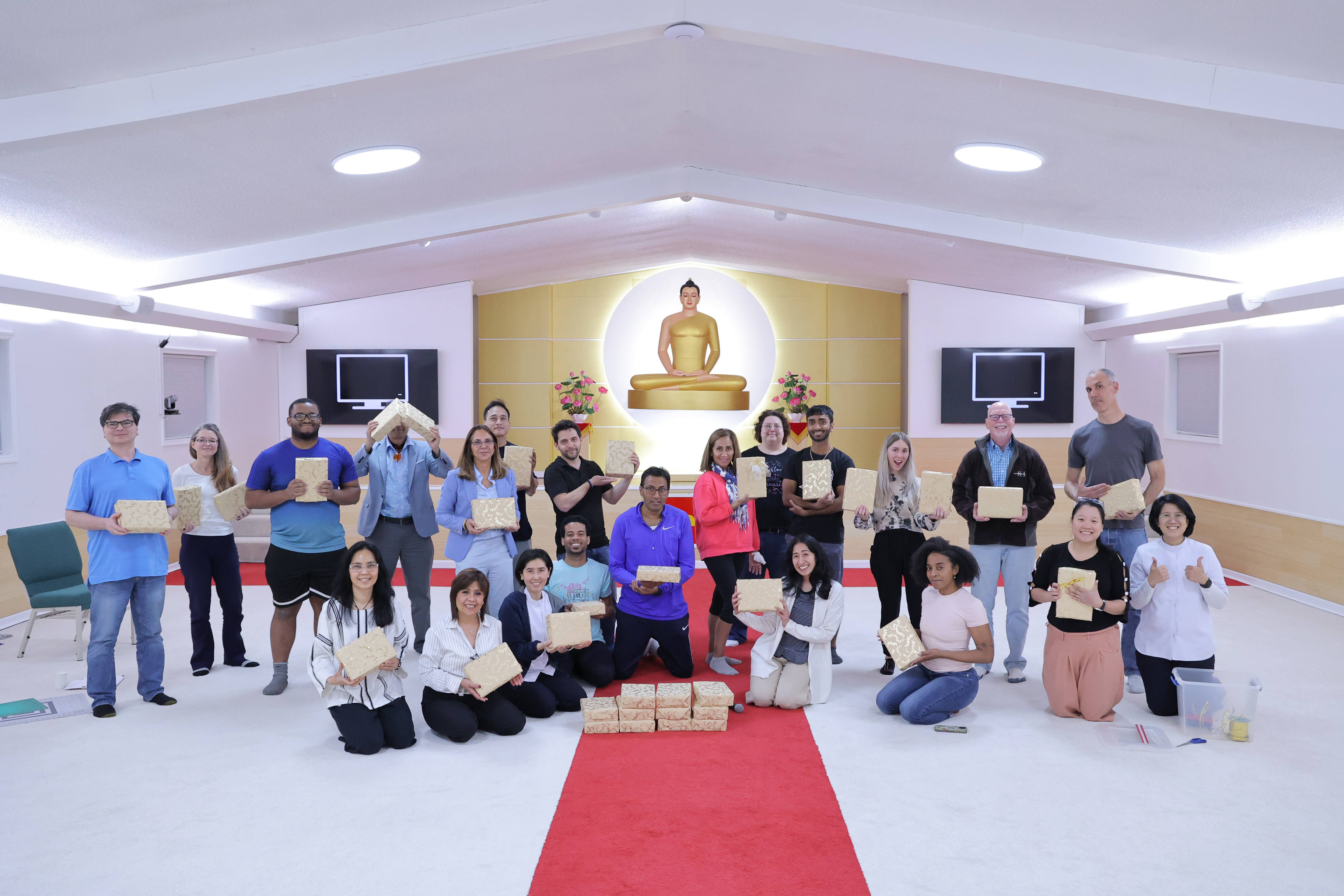 วัดพระธรรมกายจอร์เจีย จัดกิจกรรมนั่งสมาธิสำหรับชาวท้องถิ่น