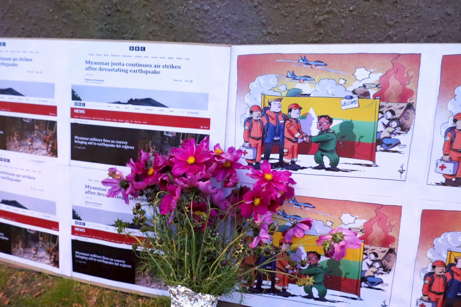 Wat Phra Dhammakaya Dunedin Holds Candlelight Vigil for Earthquake Victims in Mandalay, Myanmar