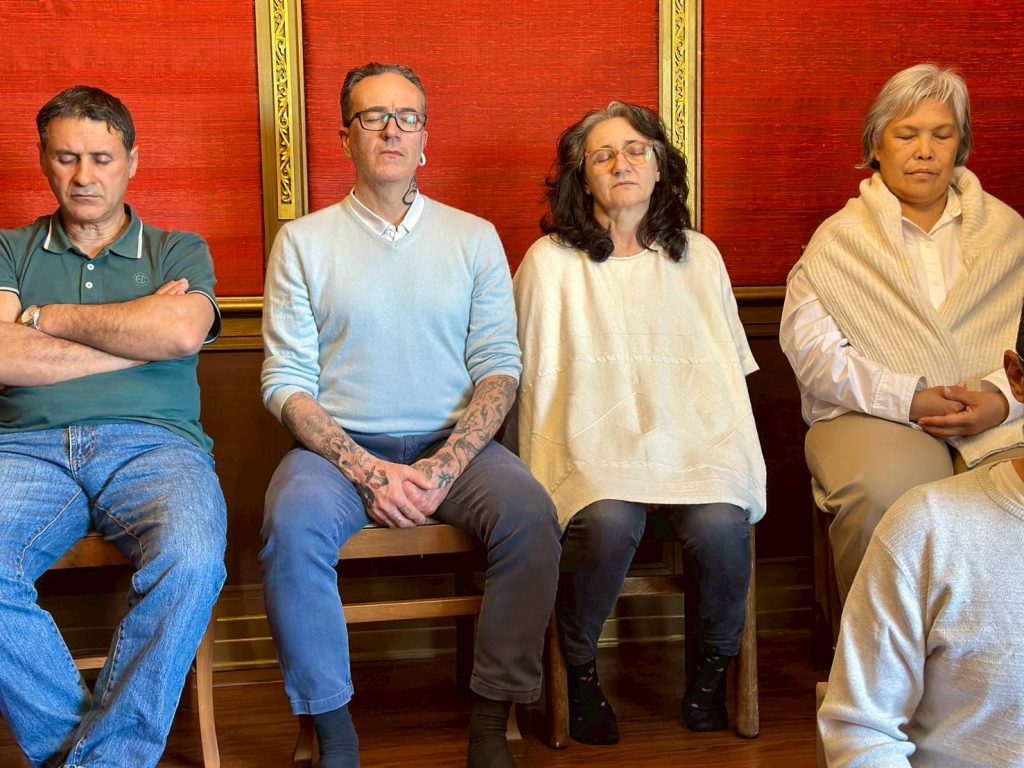 A meditation training program of Wat Phra Dhammakaya, Italy in Novara