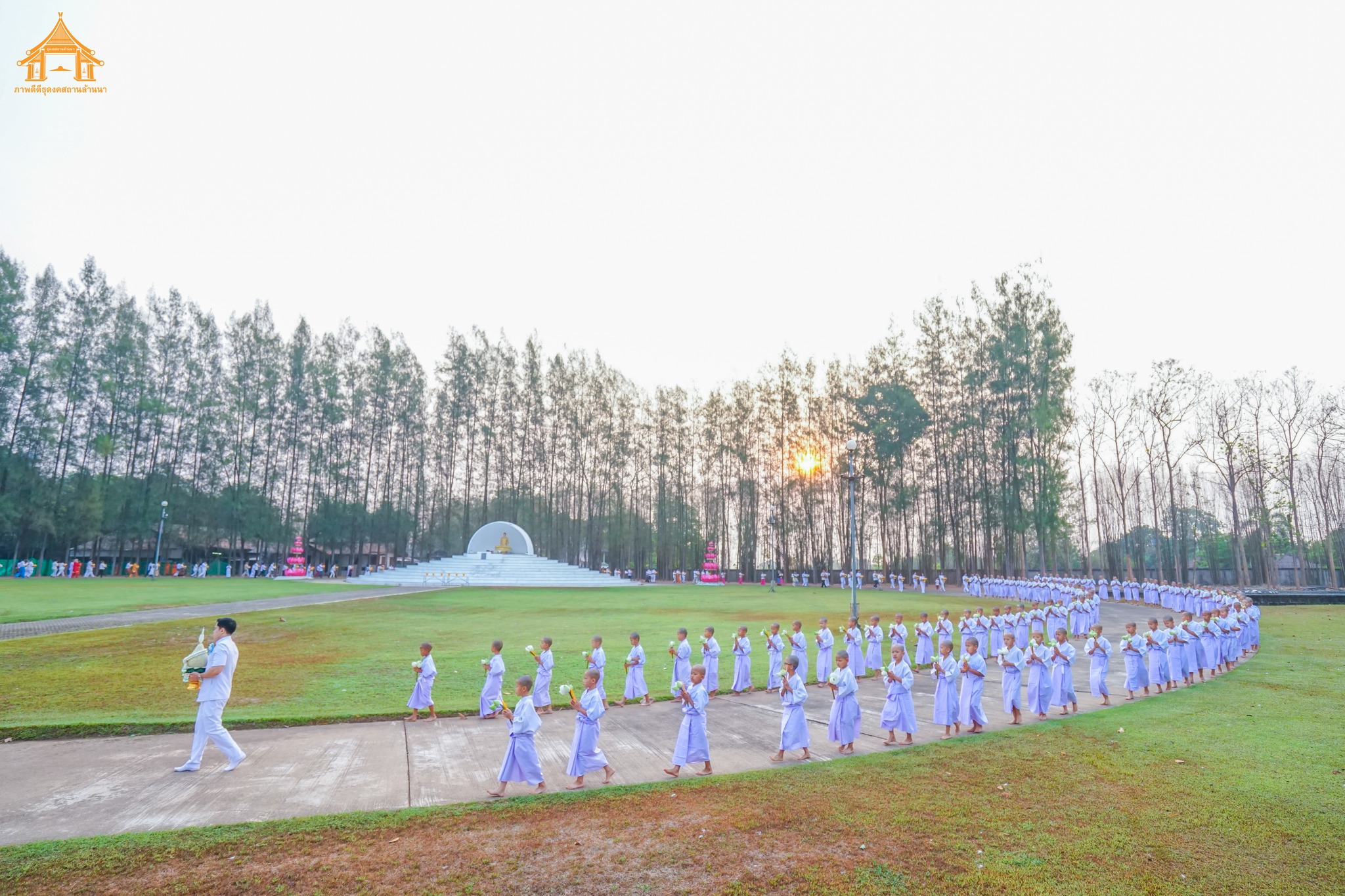 ธุดงคสถานล้านนา จัดโครงการบรรพชาสามเณรลูกแก้ว รุ่นที่ 38 ครั้งที่ 2 ประจำปีพุทธศักราช 2568