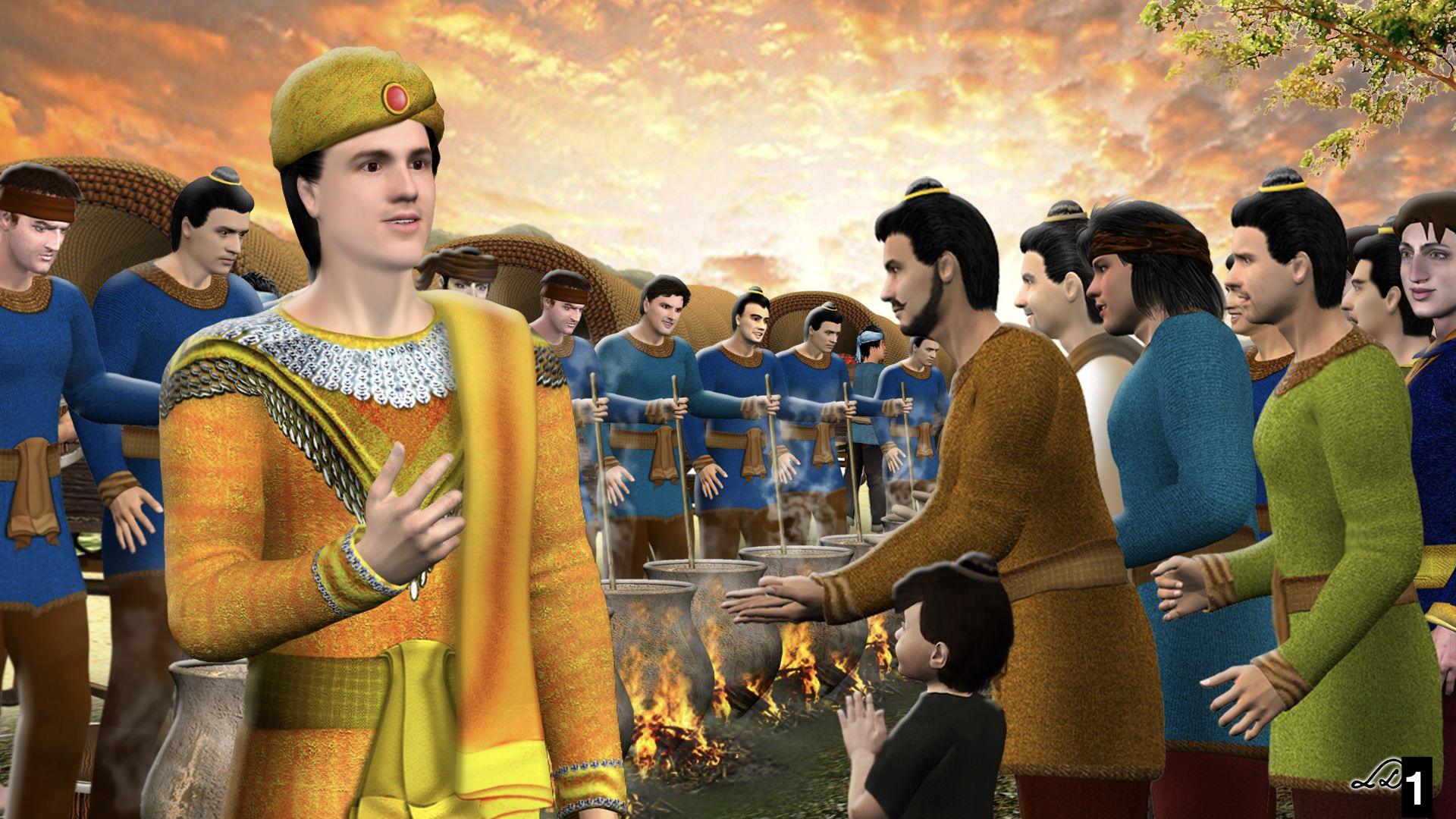 พ่อค้าอังกุระสั่งสมบุญ เปิดโรงทานทุกวัน