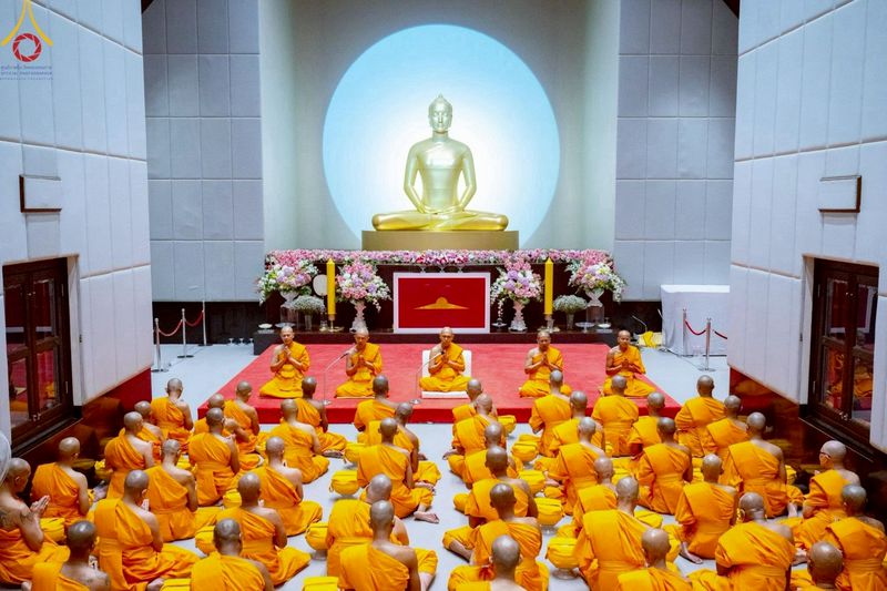ordinands of 3 ordination programs at Wat Phra Dhammakaya, which are