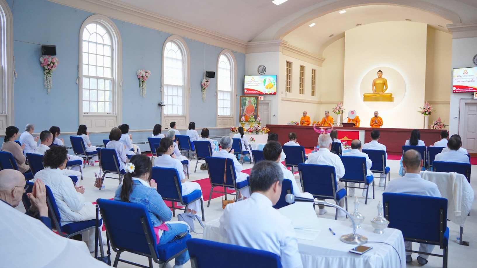 วัดพระธรรมกายชิคาโก จัดพิธีมุทิตาอายุวัฒนมงคล 81 ปี หลวงพ่อธัมมชโย