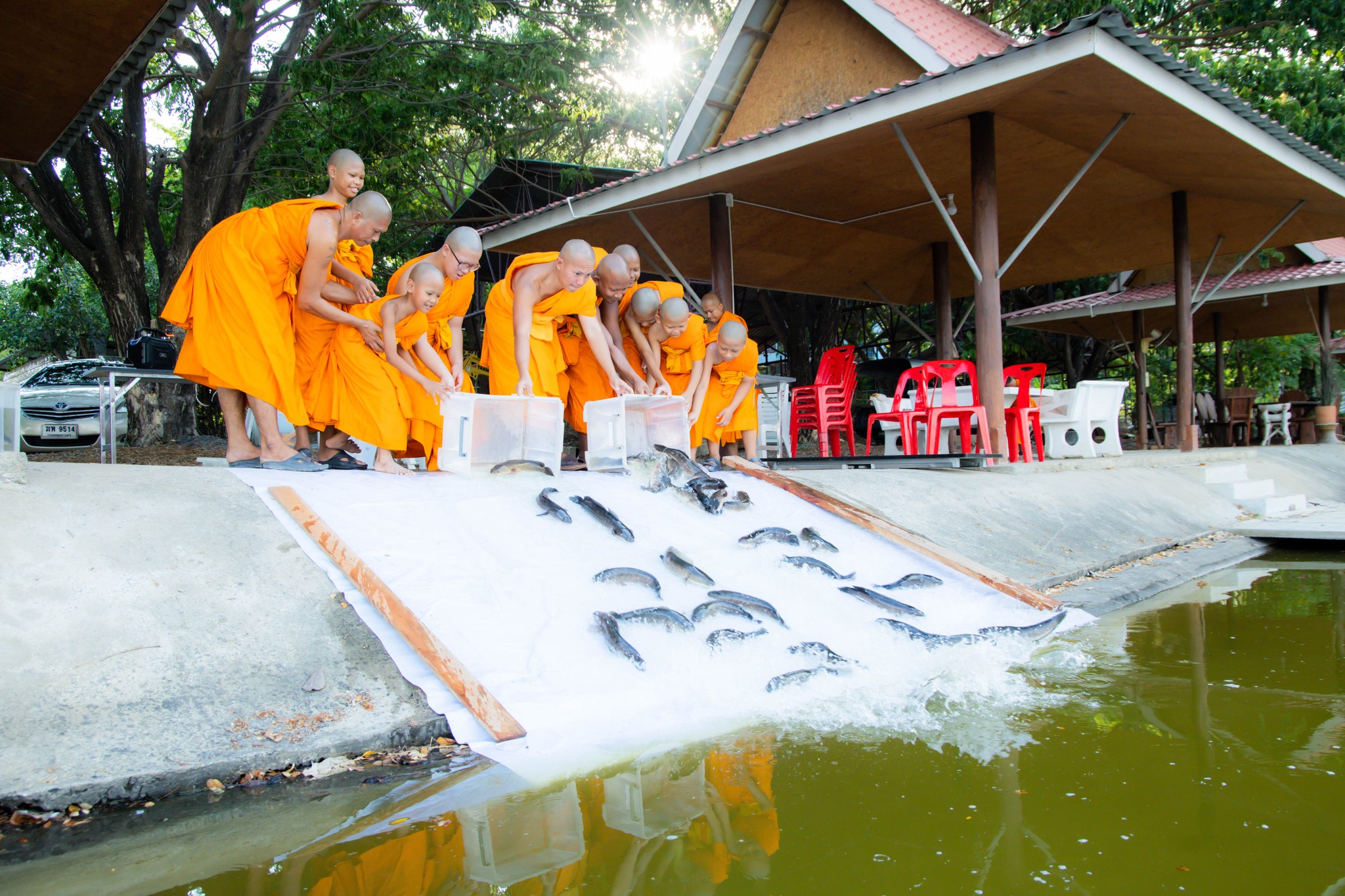 ศูนย์อบรมเยาวชนบางปะหัน จัดพิธีบุพเปตพลี