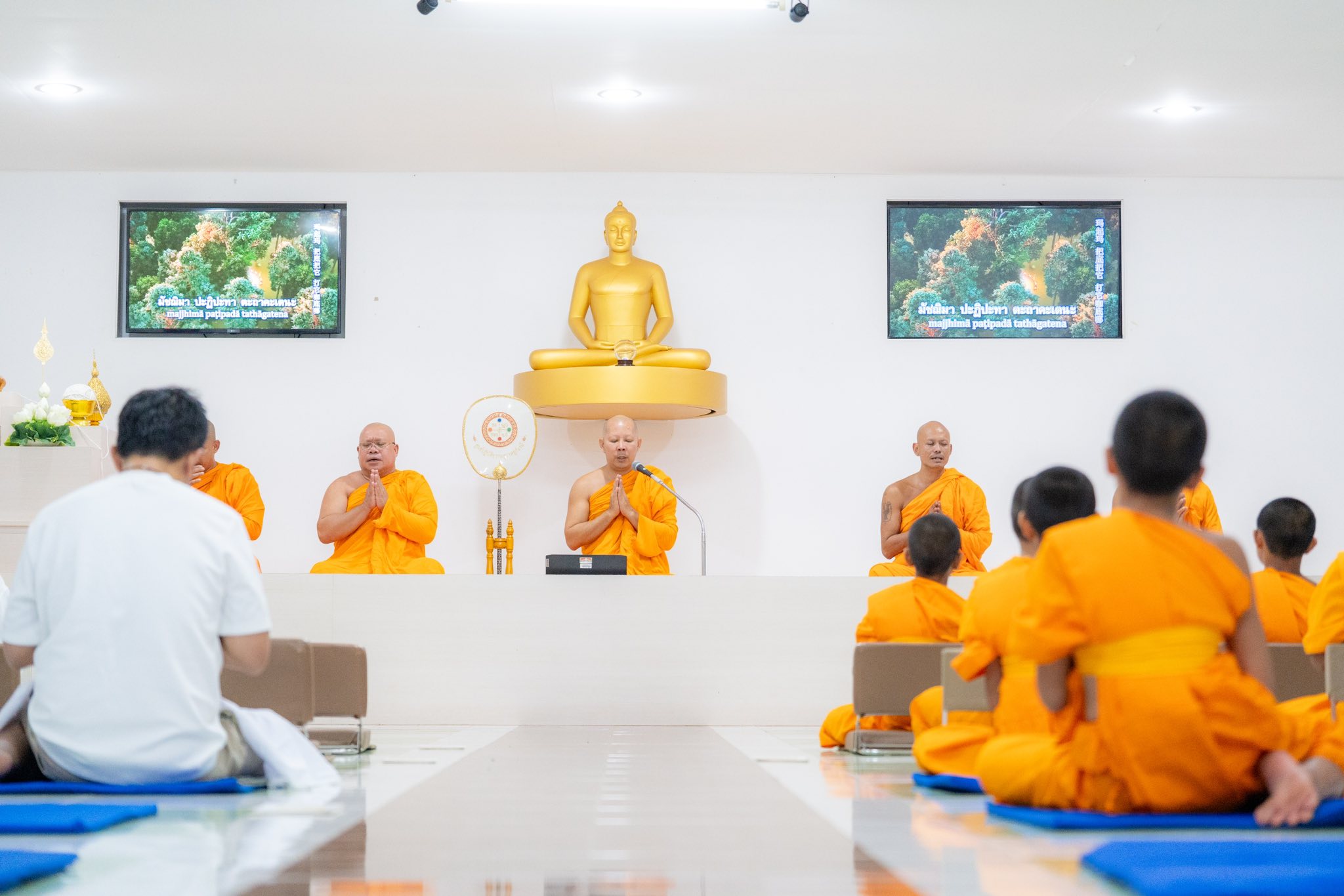 ศูนย์ปฏิบัติธรรมสุราษฎร์ธานี จัดกิจกรรมงานบุญวันพระ