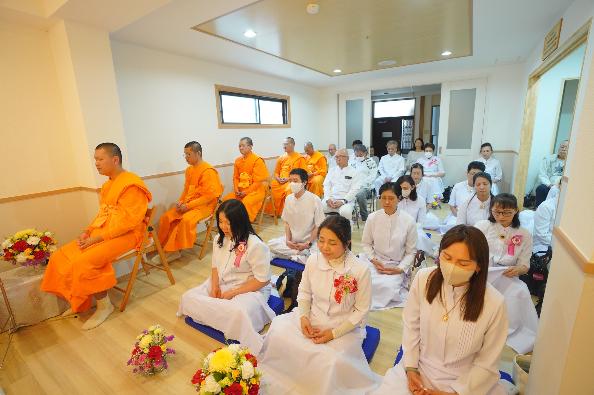 วัดพระธรรมกายโอซาก้า จัดงานบุญบูชาข้าวพระ