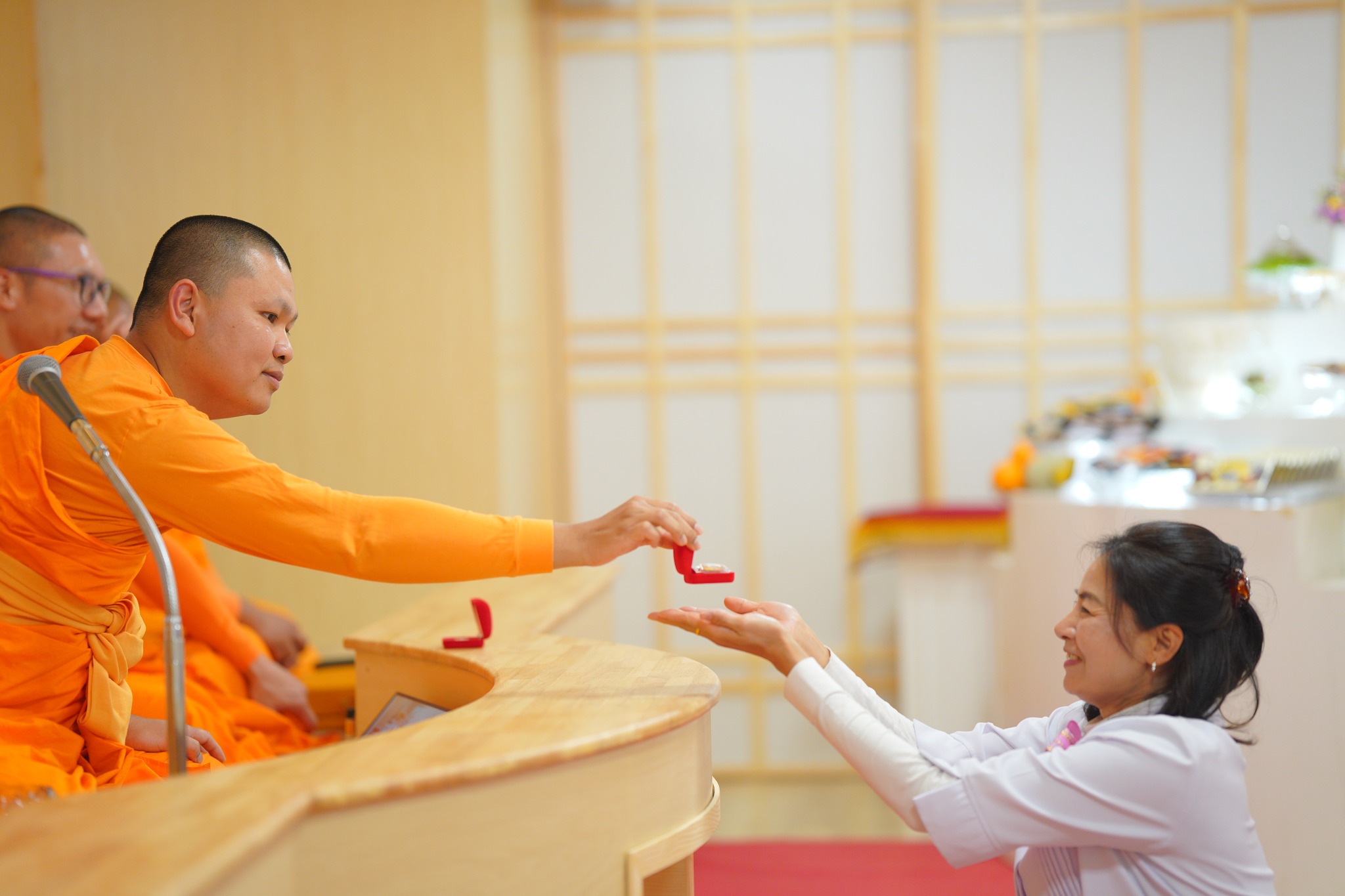 วัดพระธรรมกายโอซาก้า จัดงานบุญบูชาข้าวพระ