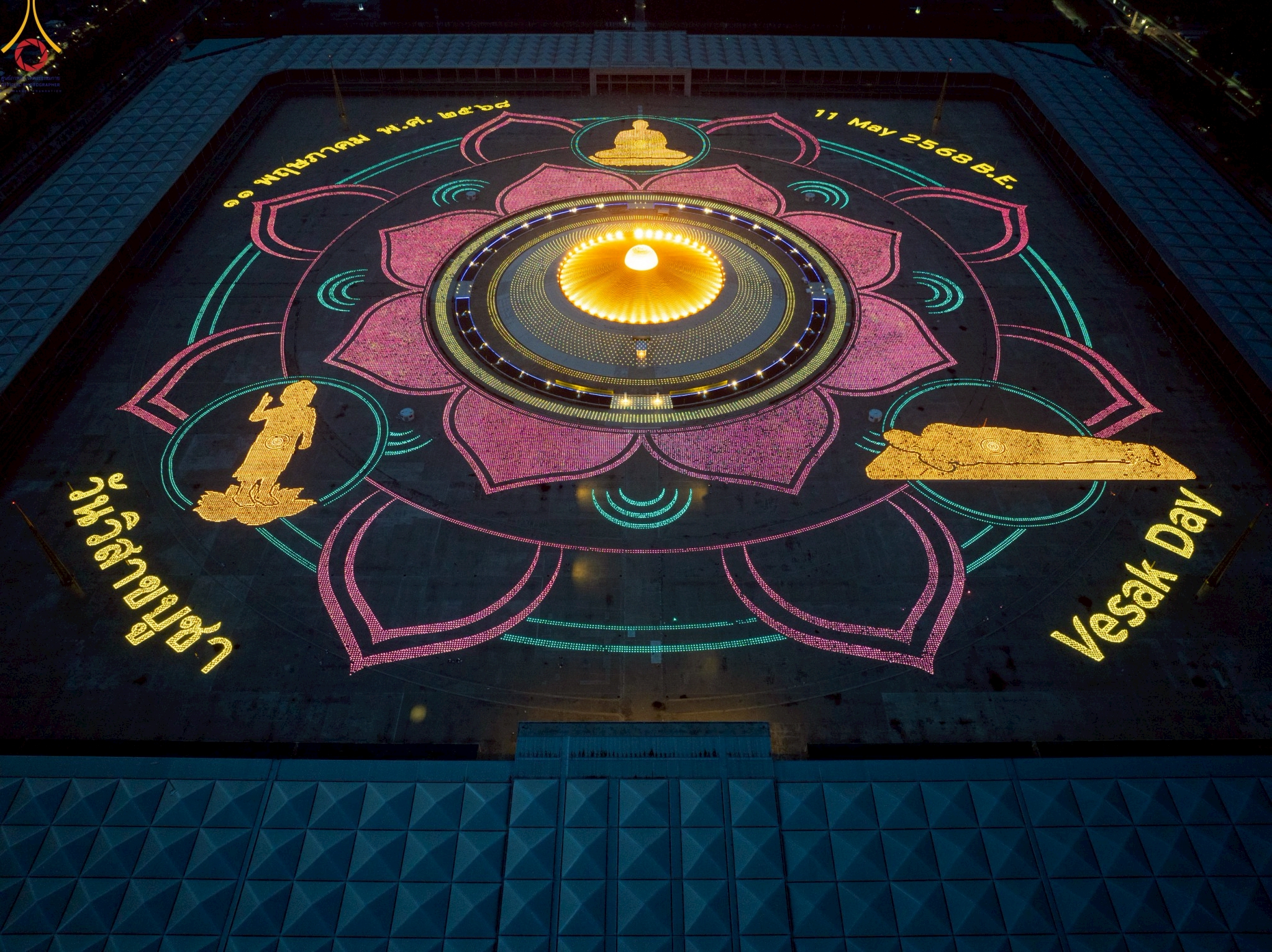 วัดพระธรรมกาย จัดงานบุญวันวิสาขบูชา