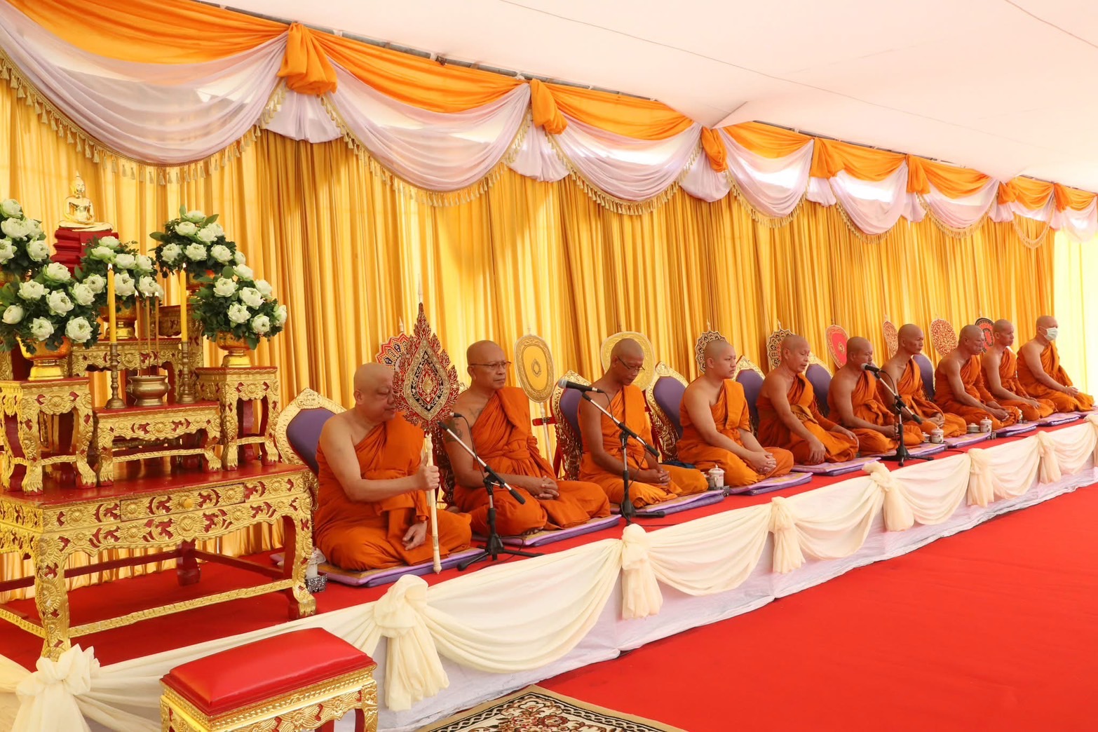 คณะศิษย์วัดพระธรรมกาย ร่วมพิธีปลูก “พระศรีมหาโพธิทศมราชบพิตร”