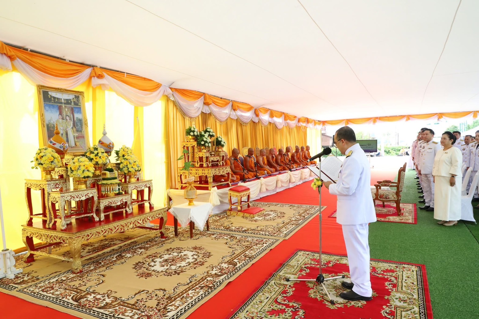 คณะศิษย์วัดพระธรรมกาย ร่วมพิธีปลูก “พระศรีมหาโพธิทศมราชบพิตร”