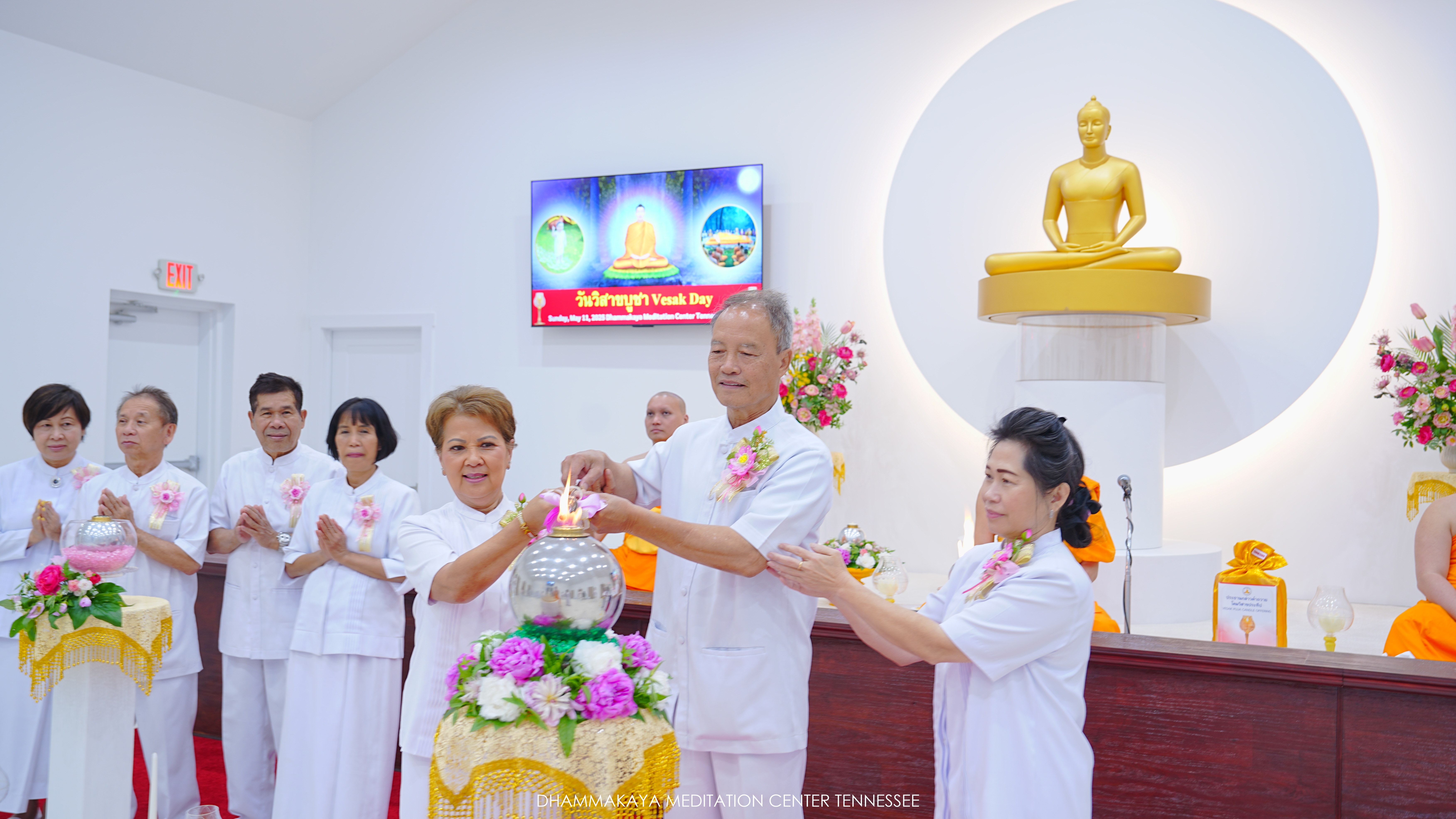 วัดพระธรรมกายเทนเนสซี จัดงานวันวิสาขบูชา