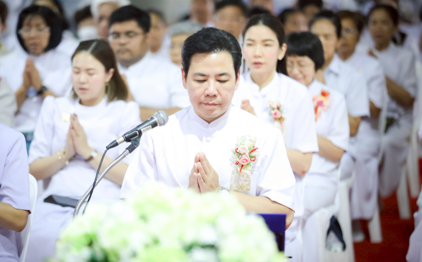 พิธีกล่าวคำถวายนิทรรศการหลักฐานธรรมกาย