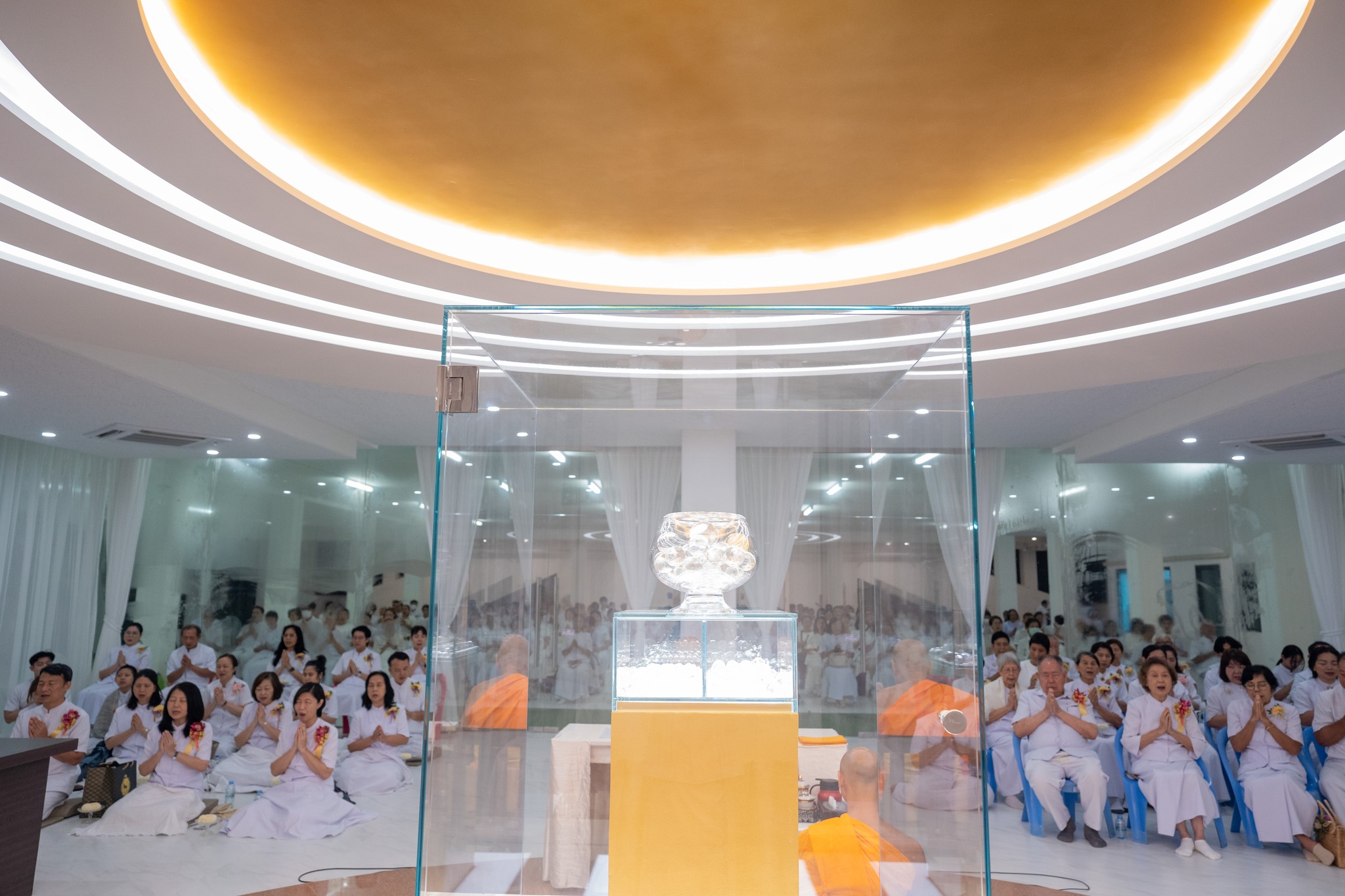 ศูนย์ปฏิบัติธรรมพระมงคลเทพมุนี จัดพิธีประดิษฐานดวงแก้วปฐมมงคล ณ อาคาร 108 ปี ครูผู้ค้นพบวิชชาธรรมกาย