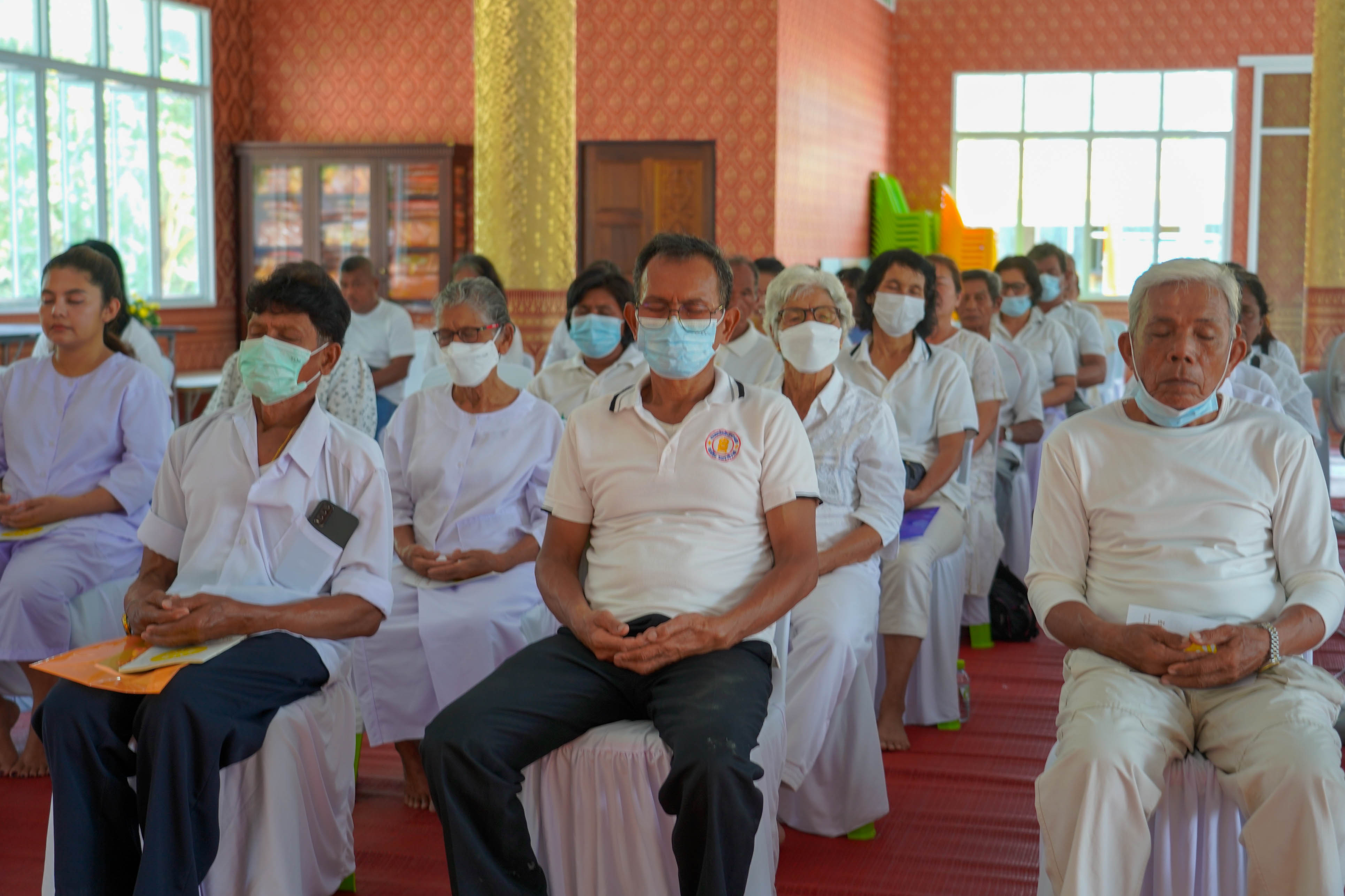 พิธีเปิดโครงการปฏิบัติธรรม หมู่บ้านรักษาศีล 5 ณ วัดบางปอ จ.นราธิวาส