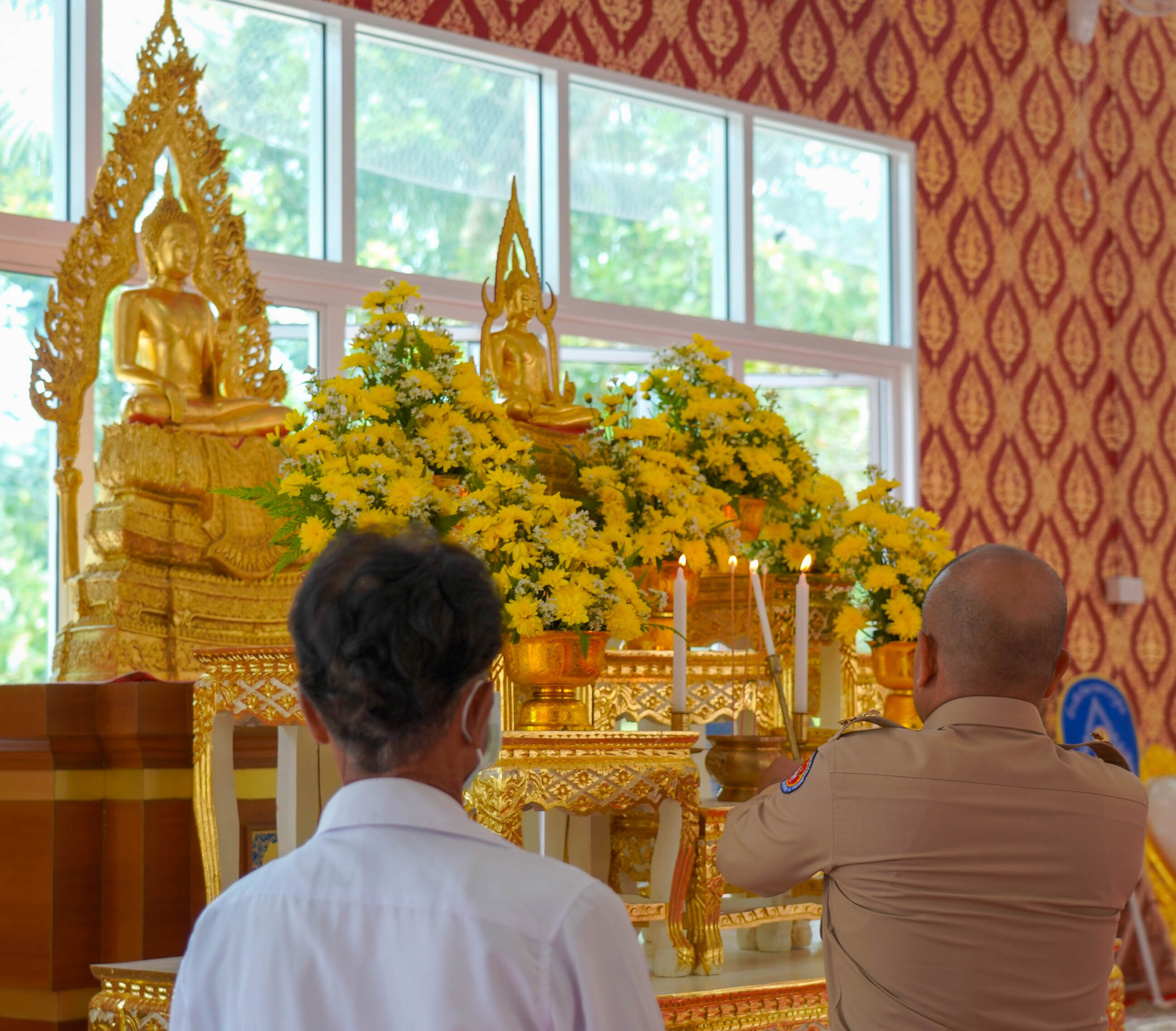 พิธีเปิดโครงการปฏิบัติธรรม หมู่บ้านรักษาศีล 5 ณ วัดบางปอ จ.นราธิวาส
