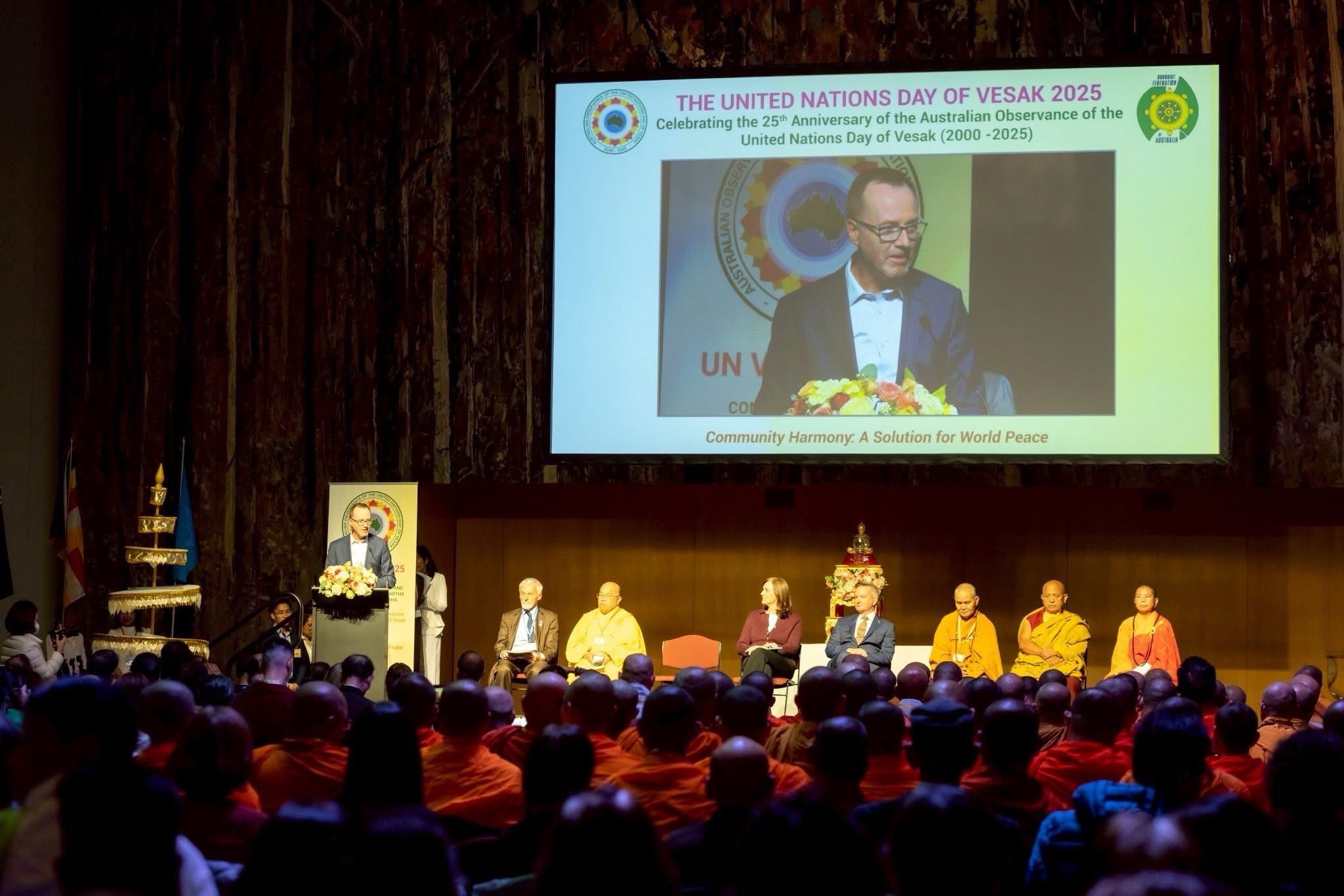 พิธีเฉลิมฉลองครบรอบ 25 ปี วันวิสาขบูชา ณ รัฐสภาออสเตรเลีย