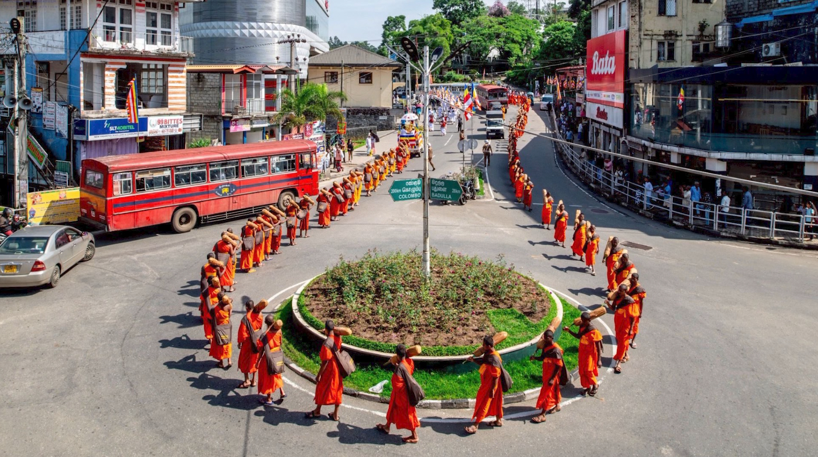 พิธีเปิดการเดินธรรมยาตราโครงการสยาม-ลังกา ฉลองเทศกาลวิสาขบูชา