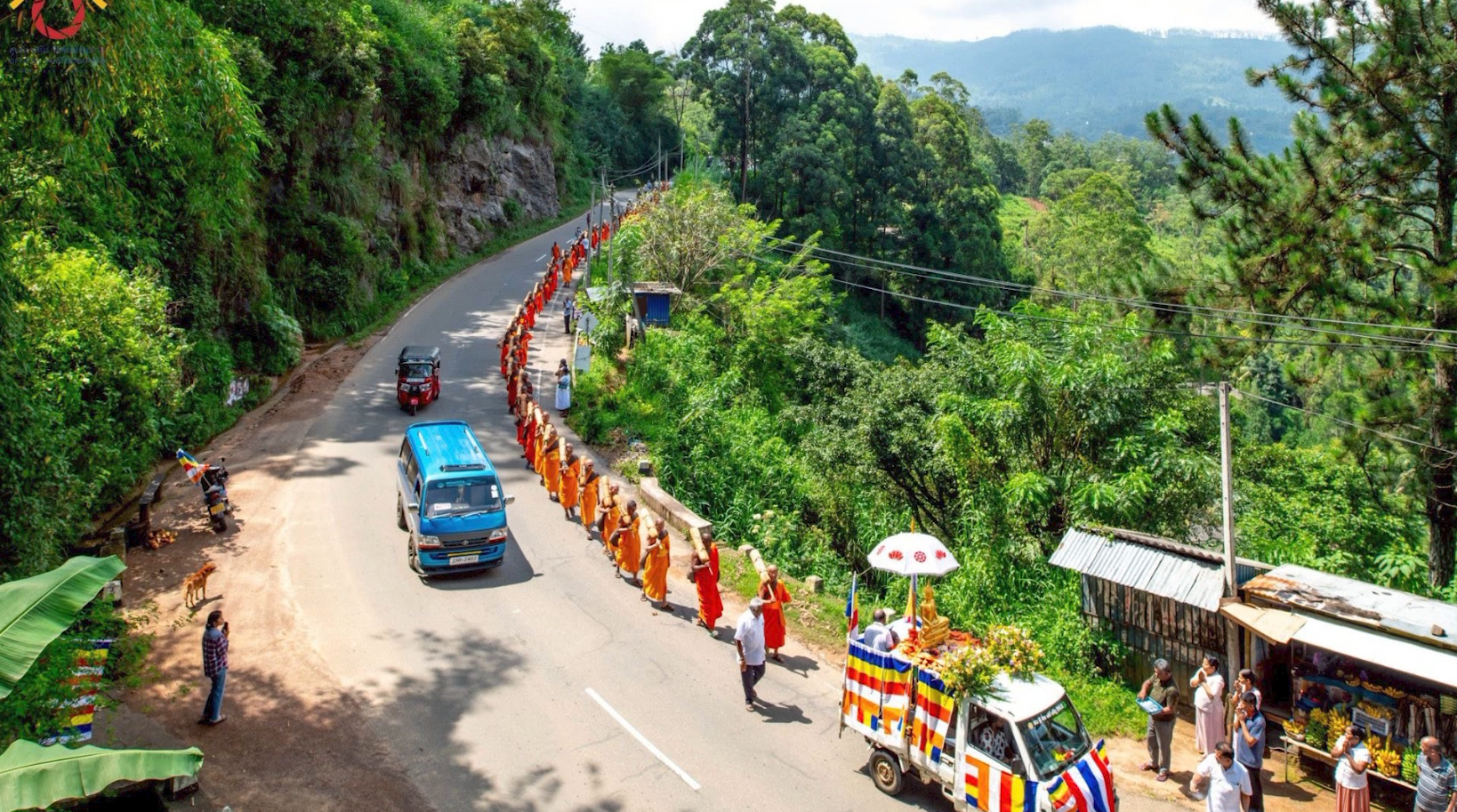 พิธีเปิดการเดินธรรมยาตราโครงการสยาม-ลังกา ฉลองเทศกาลวิสาขบูชา