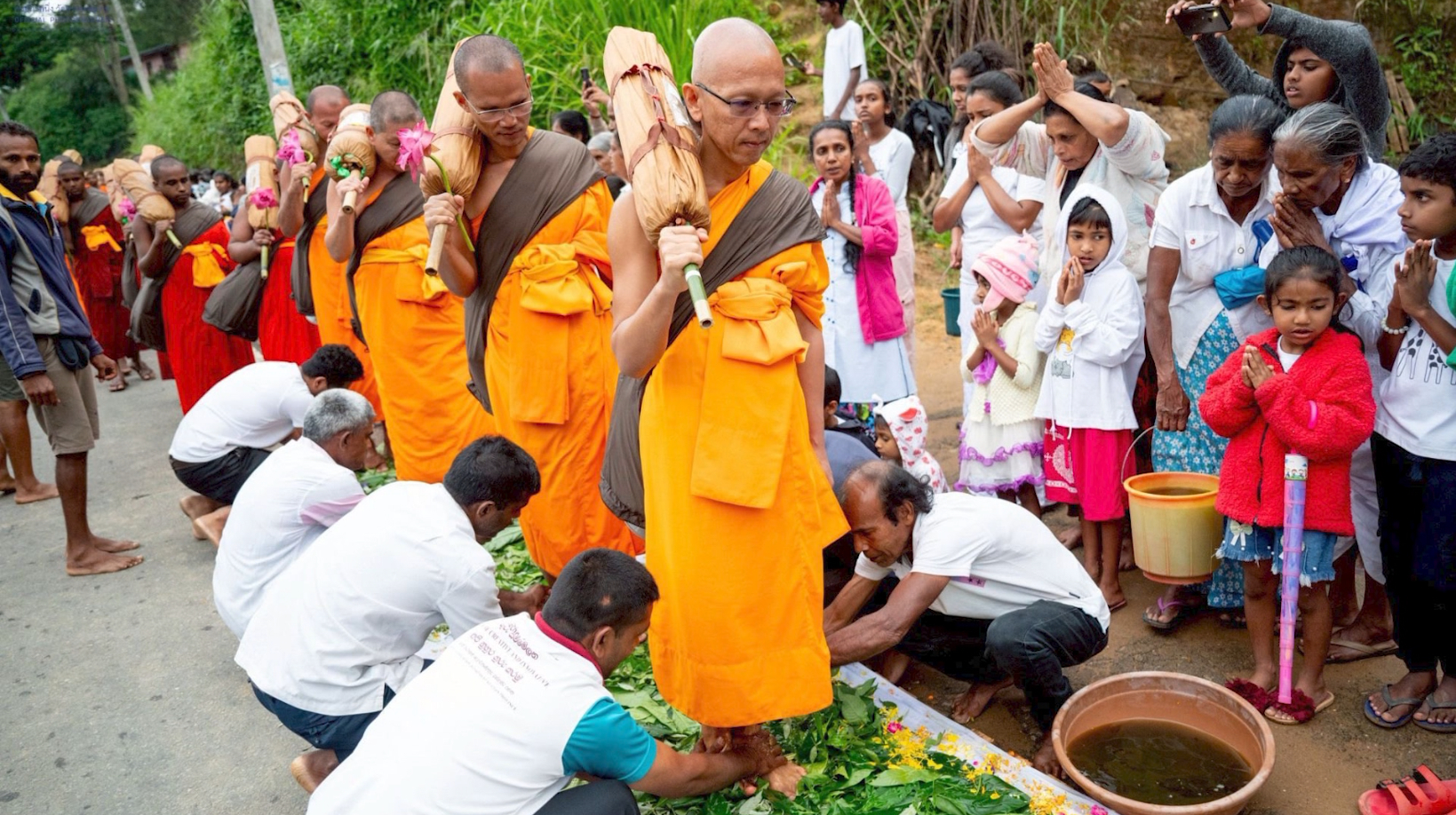 พิธีเปิดการเดินธรรมยาตราโครงการสยาม-ลังกา ฉลองเทศกาลวิสาขบูชา