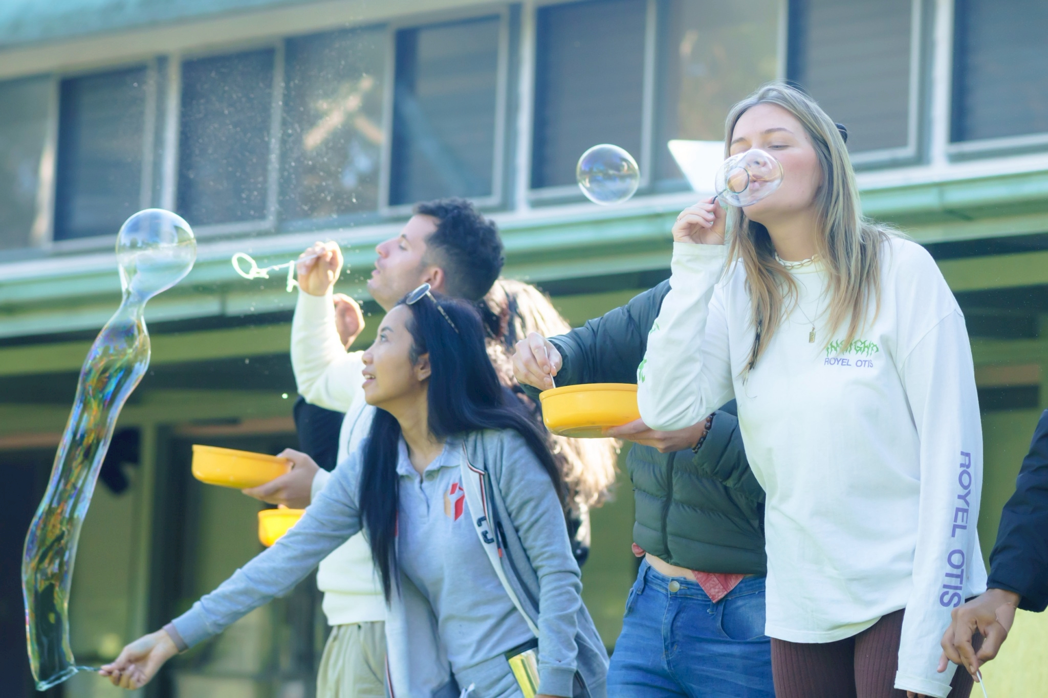 กิจกรรมได้ร่วมกันเป่าดวงแก้ว