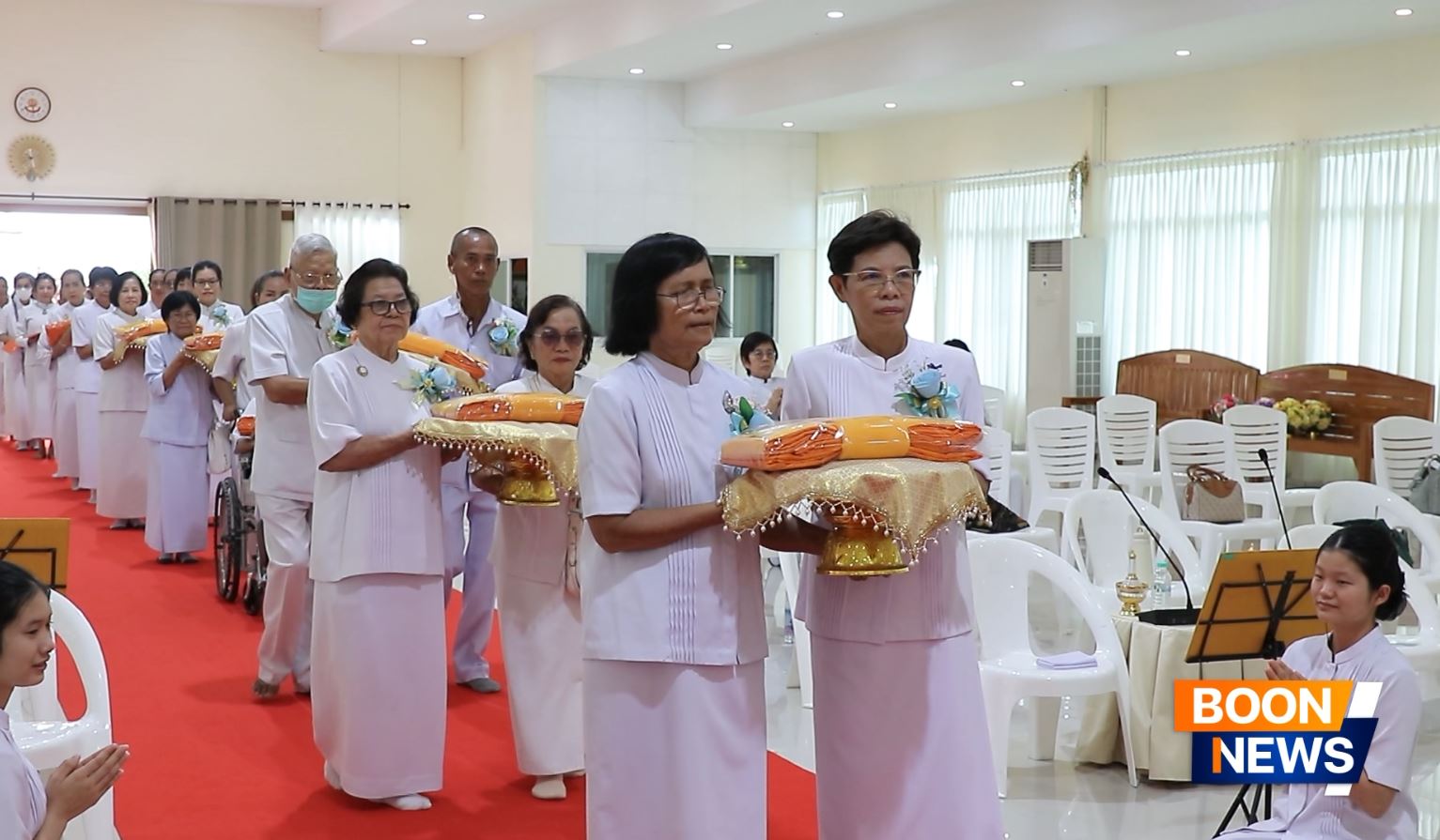 ธรรมอุทยานบ้านแป้ง จัดพิธีทอดผ้าป่า และพิธีมอบประกาศนียบัตรเชิดชูเกียรติผู้นำรถวันคุ้มครองโลก