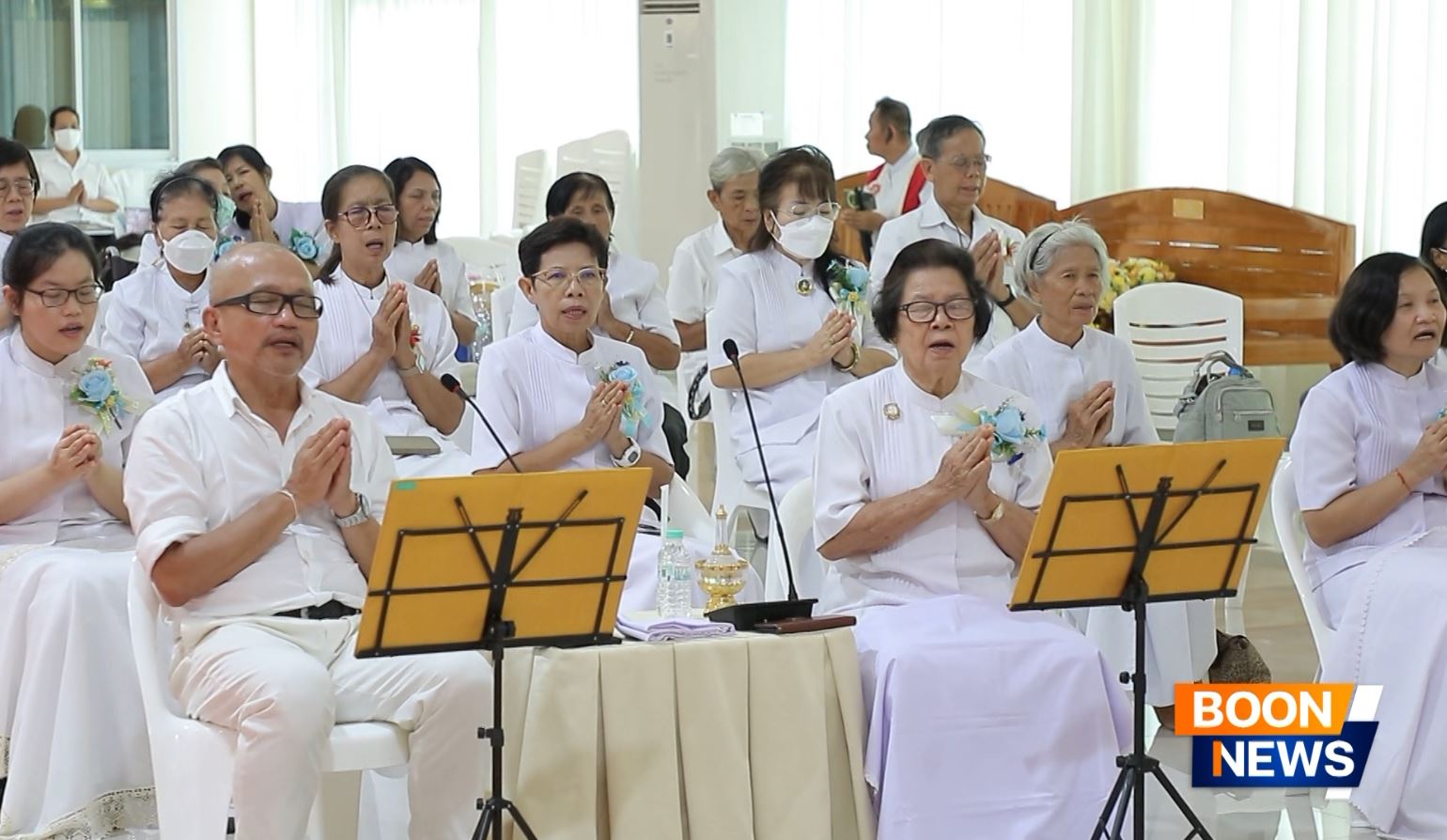 ธรรมอุทยานบ้านแป้ง จัดพิธีทอดผ้าป่า และพิธีมอบประกาศนียบัตรเชิดชูเกียรติผู้นำรถวันคุ้มครองโลก