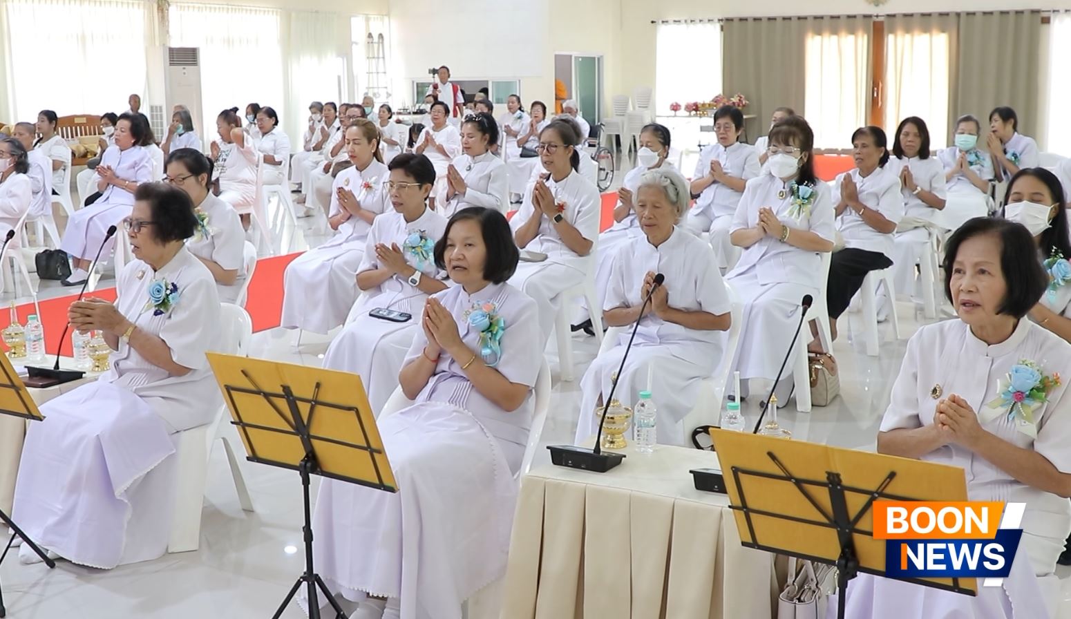 ธรรมอุทยานบ้านแป้ง จัดพิธีทอดผ้าป่า และพิธีมอบประกาศนียบัตรเชิดชูเกียรติผู้นำรถวันคุ้มครองโลก