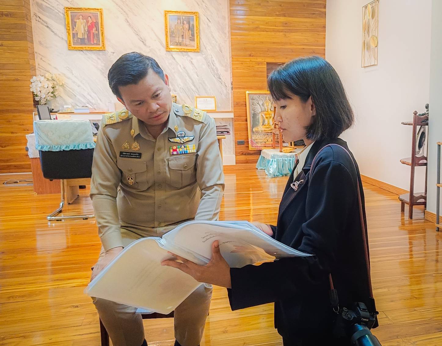 ผู้ประสานงานโครงการฟื้นฟูศีลธรรมโลก ลงพื้นที่เยี่ยมสำนักงานเขตพื้นที่การศึกษา