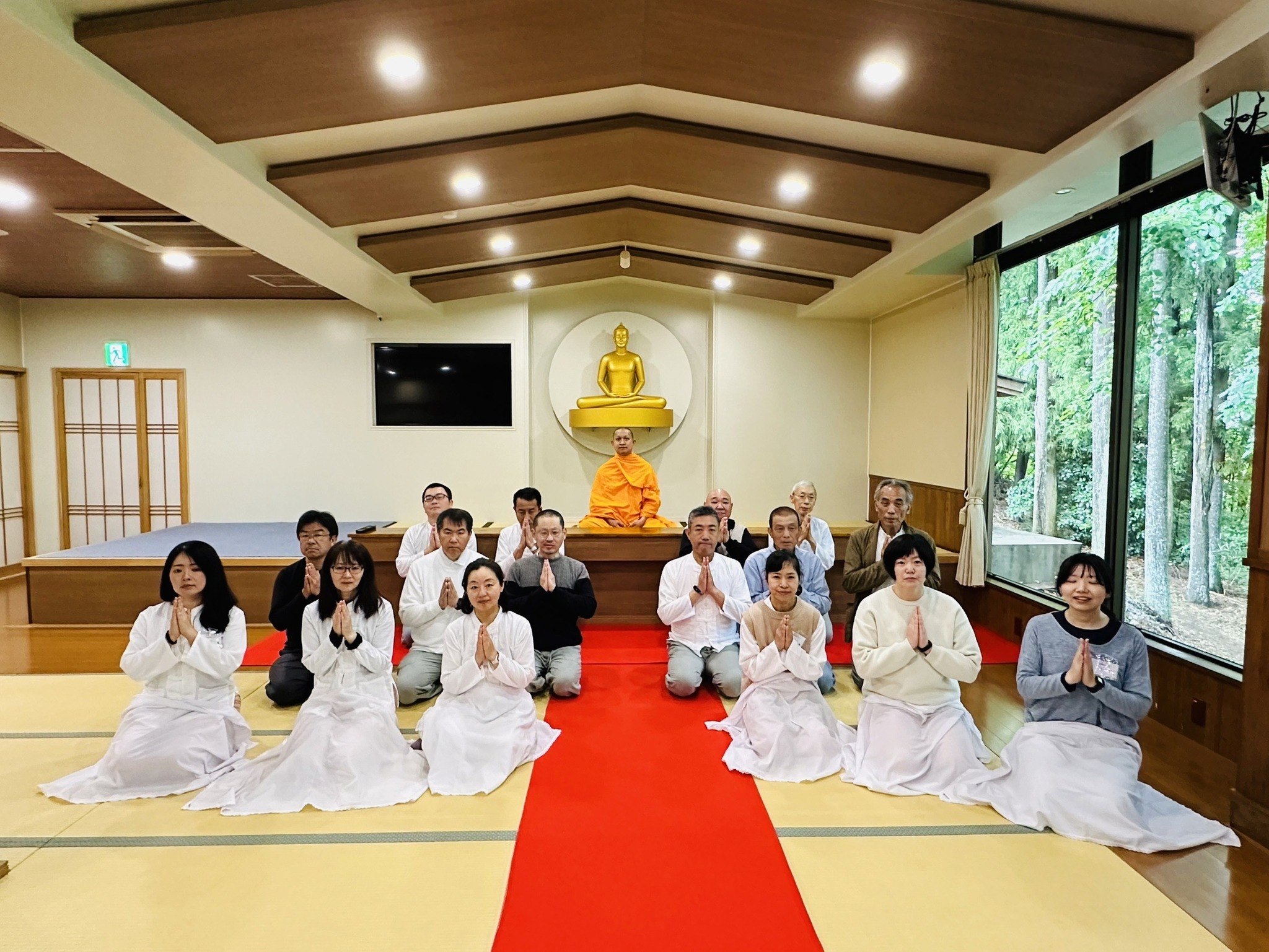 หมู่บ้านปฏิบัติธรรมญี่ปุ่น วัดพระธรรมกายกุมมะ จัดปฏิบัติธรรมแก่ชาวท้องถิ่น