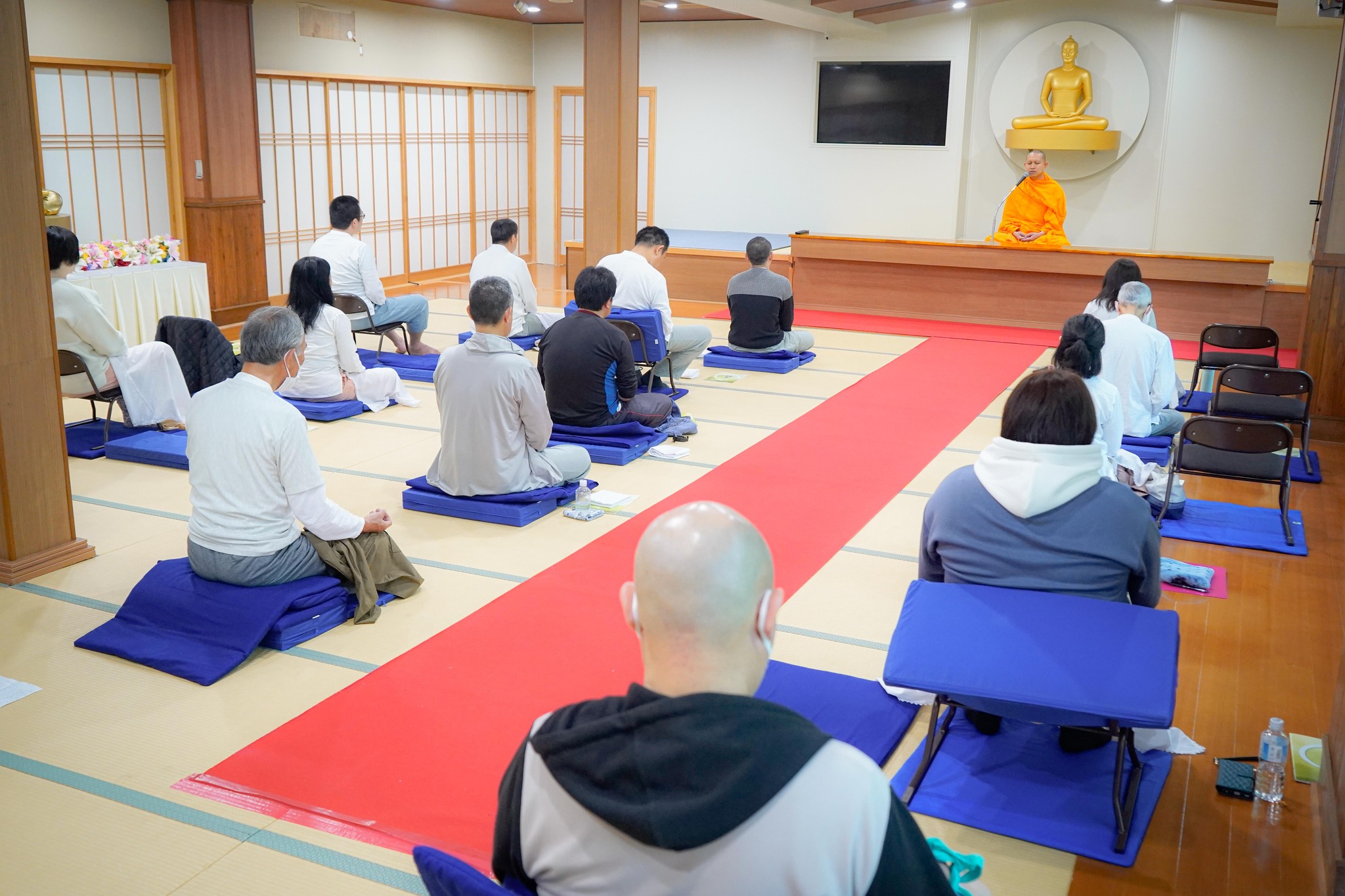 หมู่บ้านปฏิบัติธรรมญี่ปุ่น วัดพระธรรมกายกุมมะ จัดปฏิบัติธรรมแก่ชาวท้องถิ่น