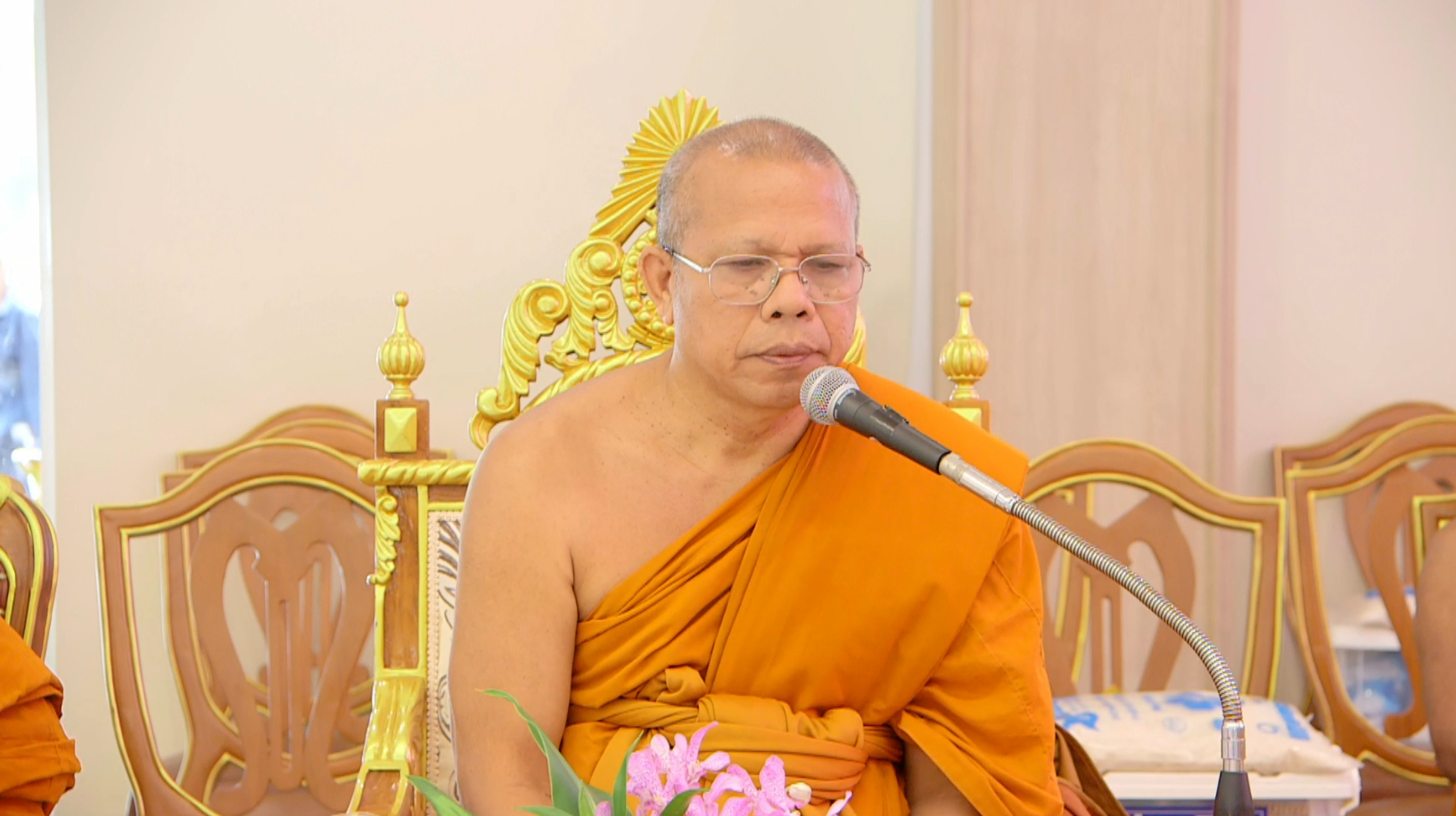 พระเทพวชิรสุตาภรณ์ เจ้าคณะจังหวัดสงขลา ได้กล่าวสัมโมทนียกถา