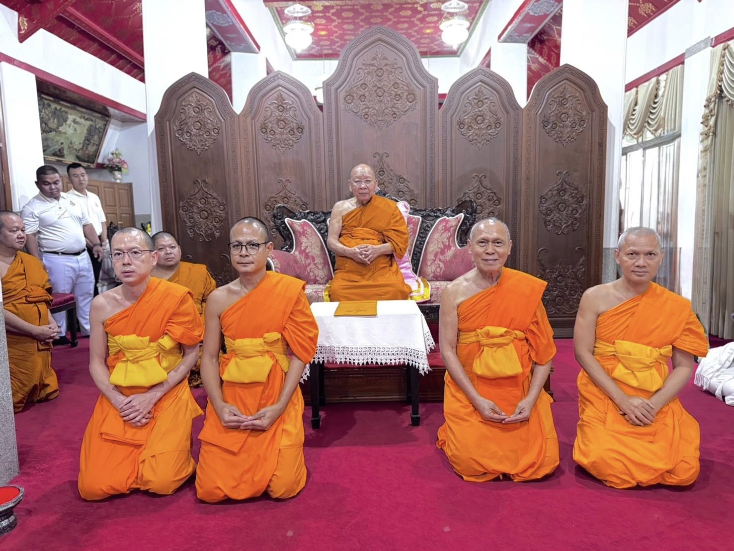 คณะสงฆ์วัดพระธรรมกาย ร่วมถวายมุทิตาอายุวัฒนมงคล 88  ปี สมเด็จพระมหาธีราจารย์